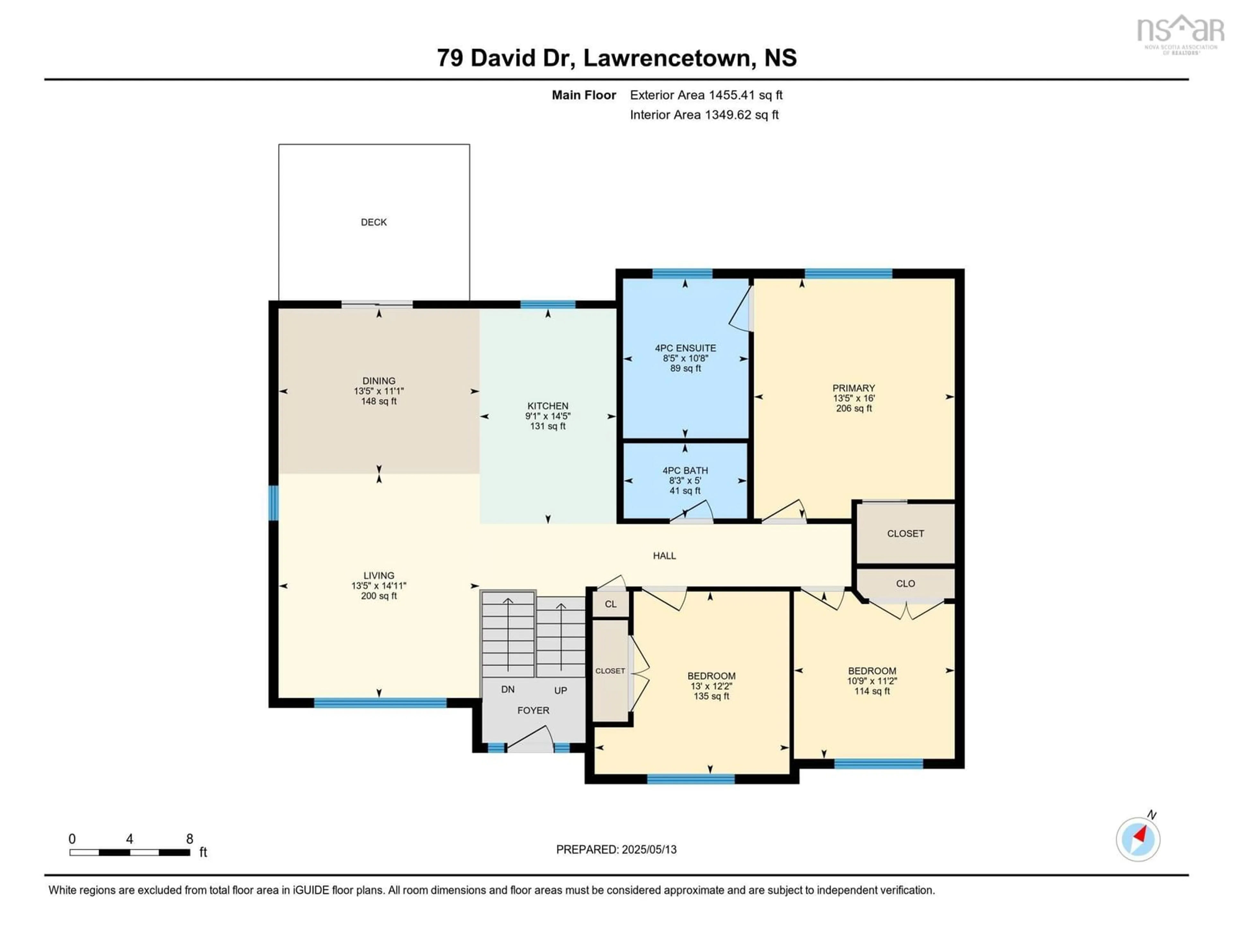 Floor plan for 79 David Dr, Lawrencetown Nova Scotia B2Z 1R7
