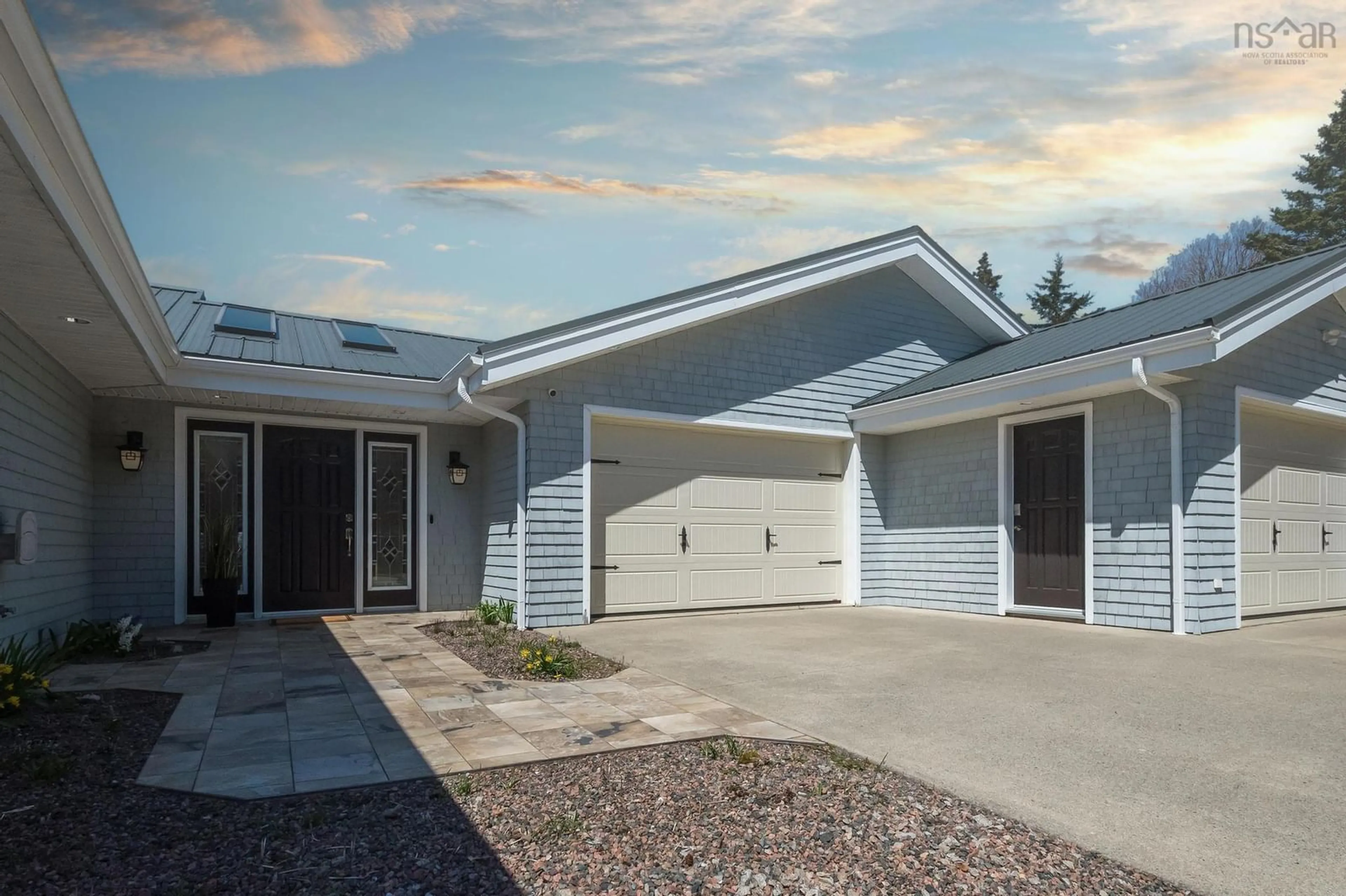Home with vinyl exterior material, street for 52 Captain Landers Crt, Hebron Nova Scotia B5A 5Z6