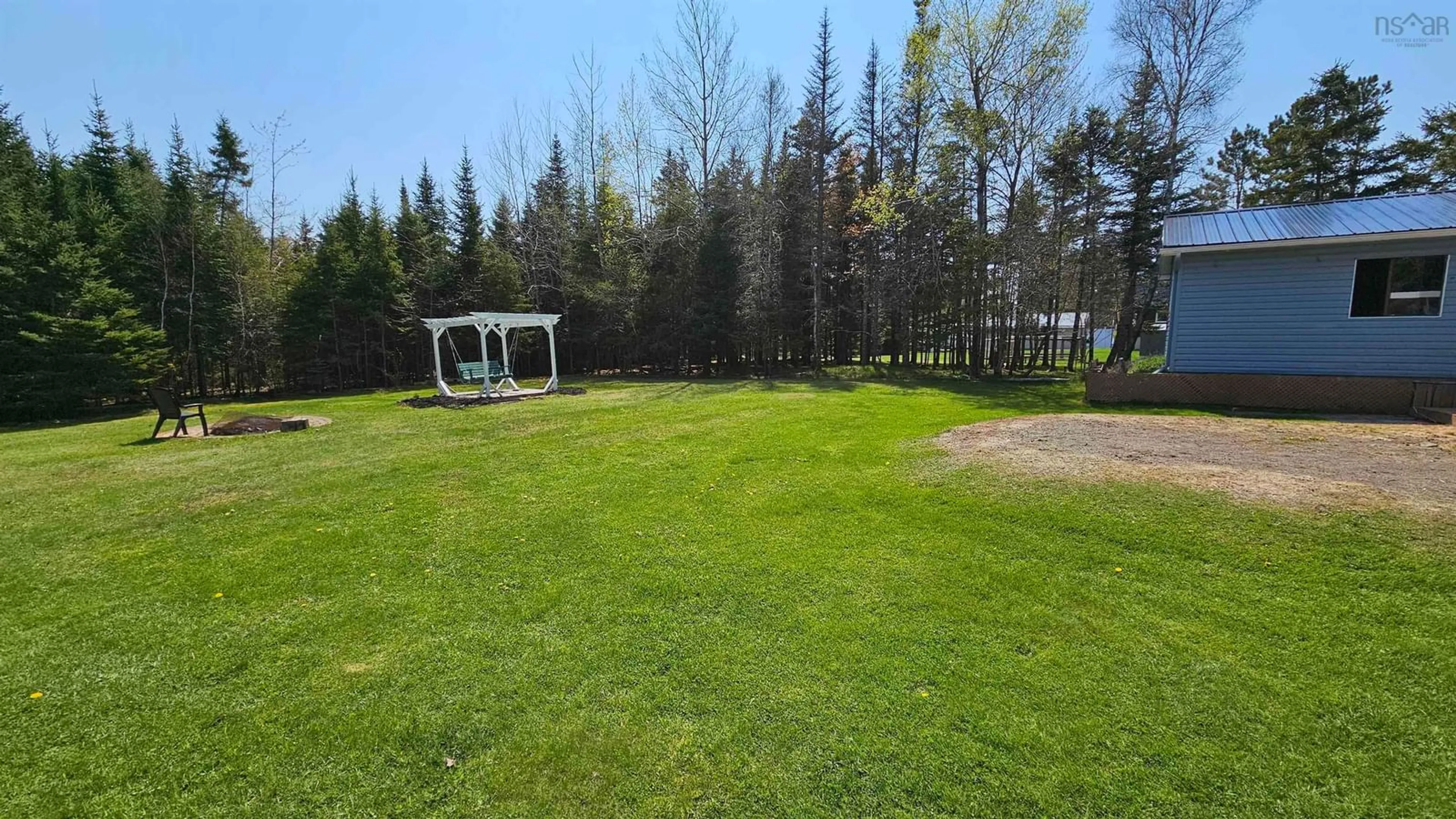 Patio, forest/trees view for 972 College Rd, Valley Nova Scotia B6L 3G9