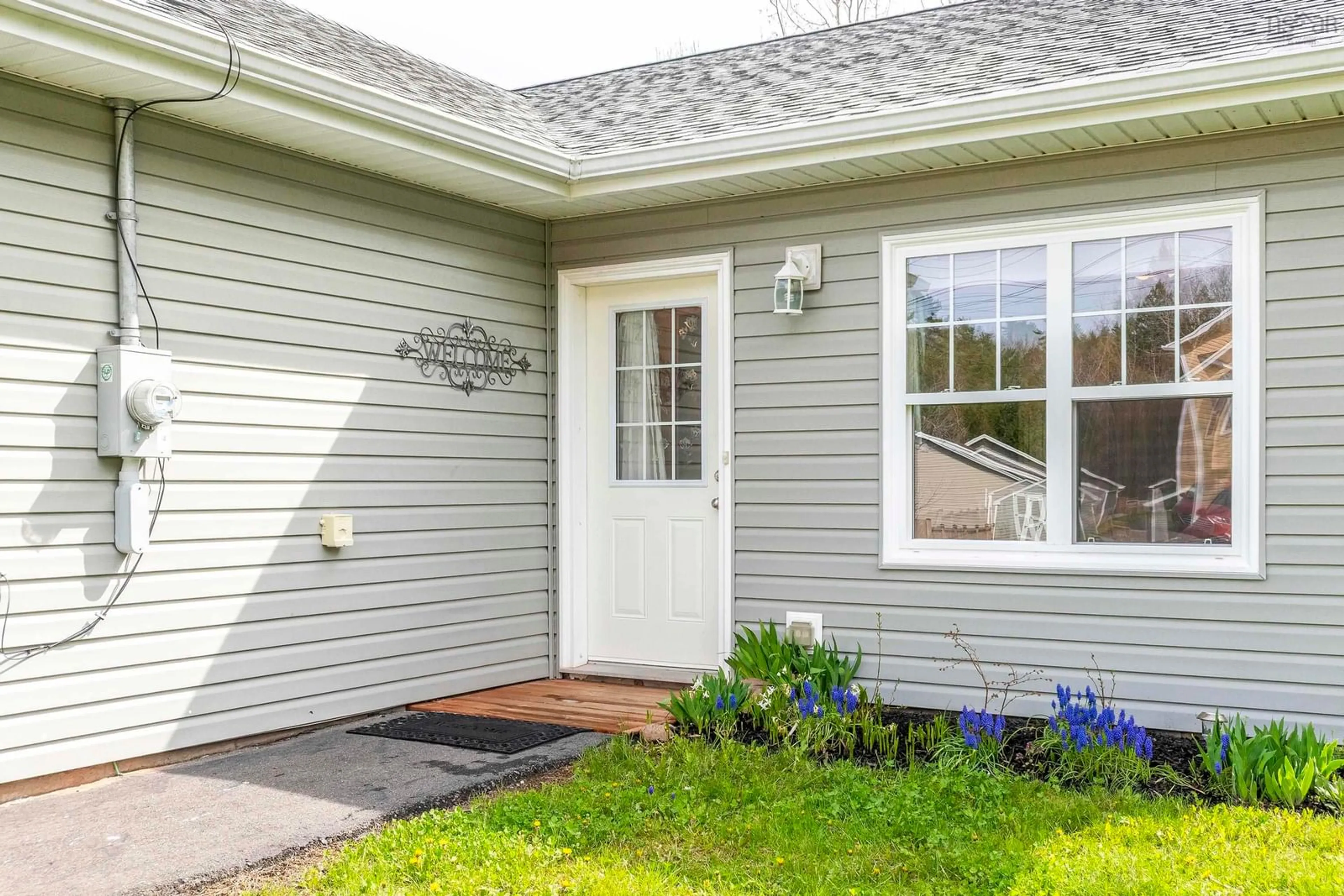 Home with vinyl exterior material, street for 45 Kara Anne Crt, New Minas Nova Scotia B4N 0H6