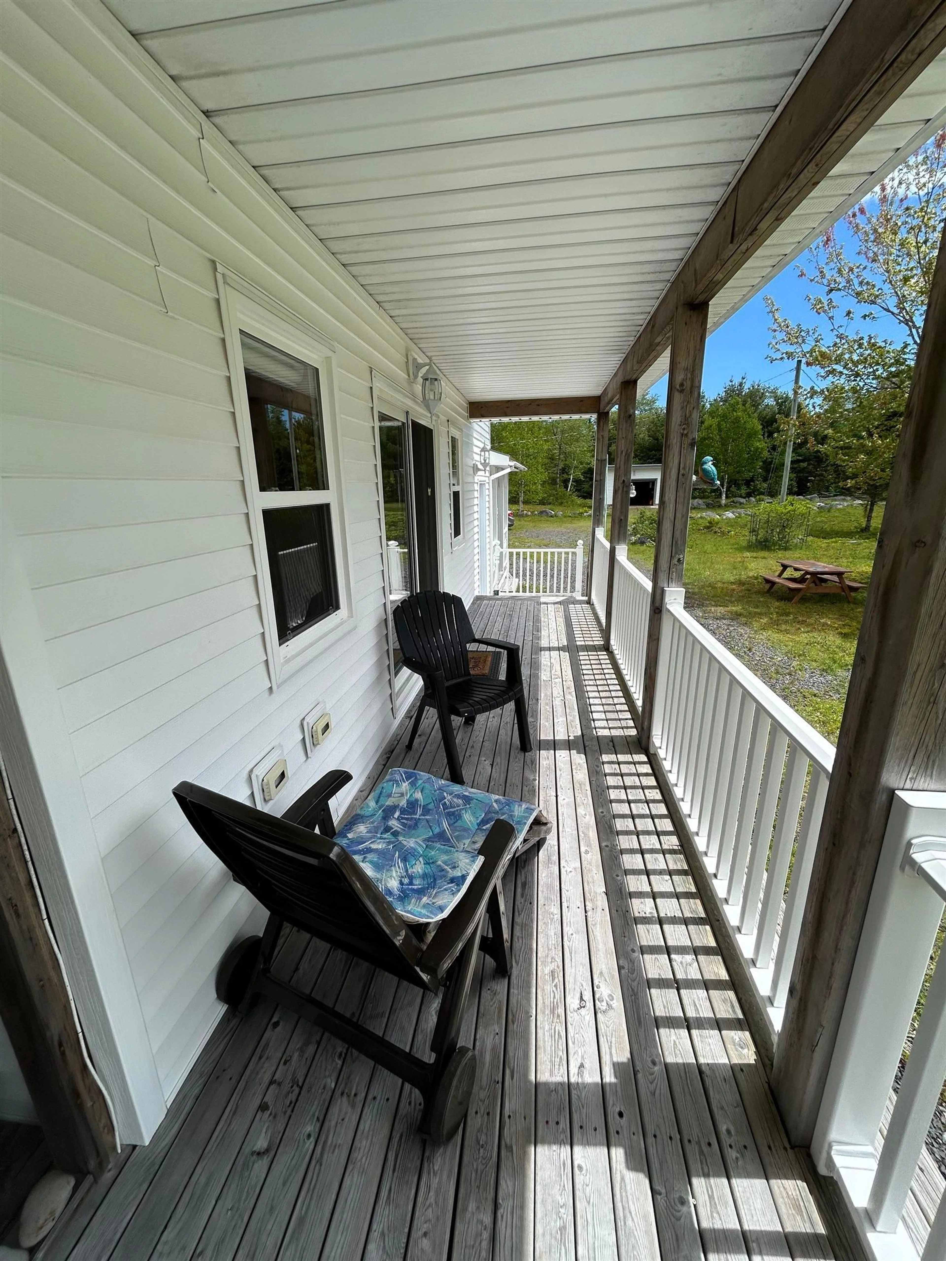 Patio, water/lake/river/ocean view for 87 Somerset Dr, East Sable River Nova Scotia B0T 1V0