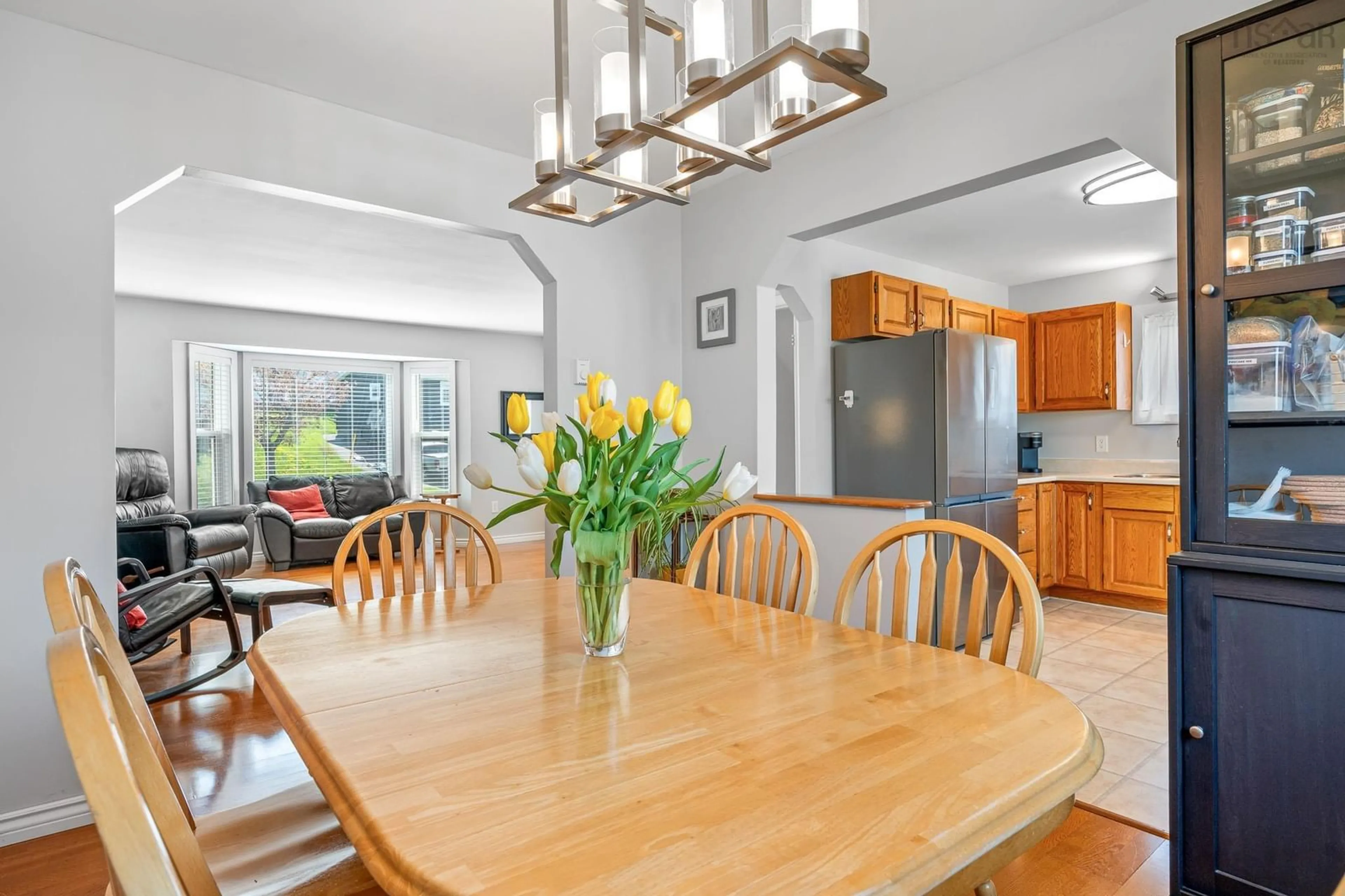 Dining room, wood/laminate floor for 36 Boxwood Cres, Lower Sackville Nova Scotia B4C 3Z1