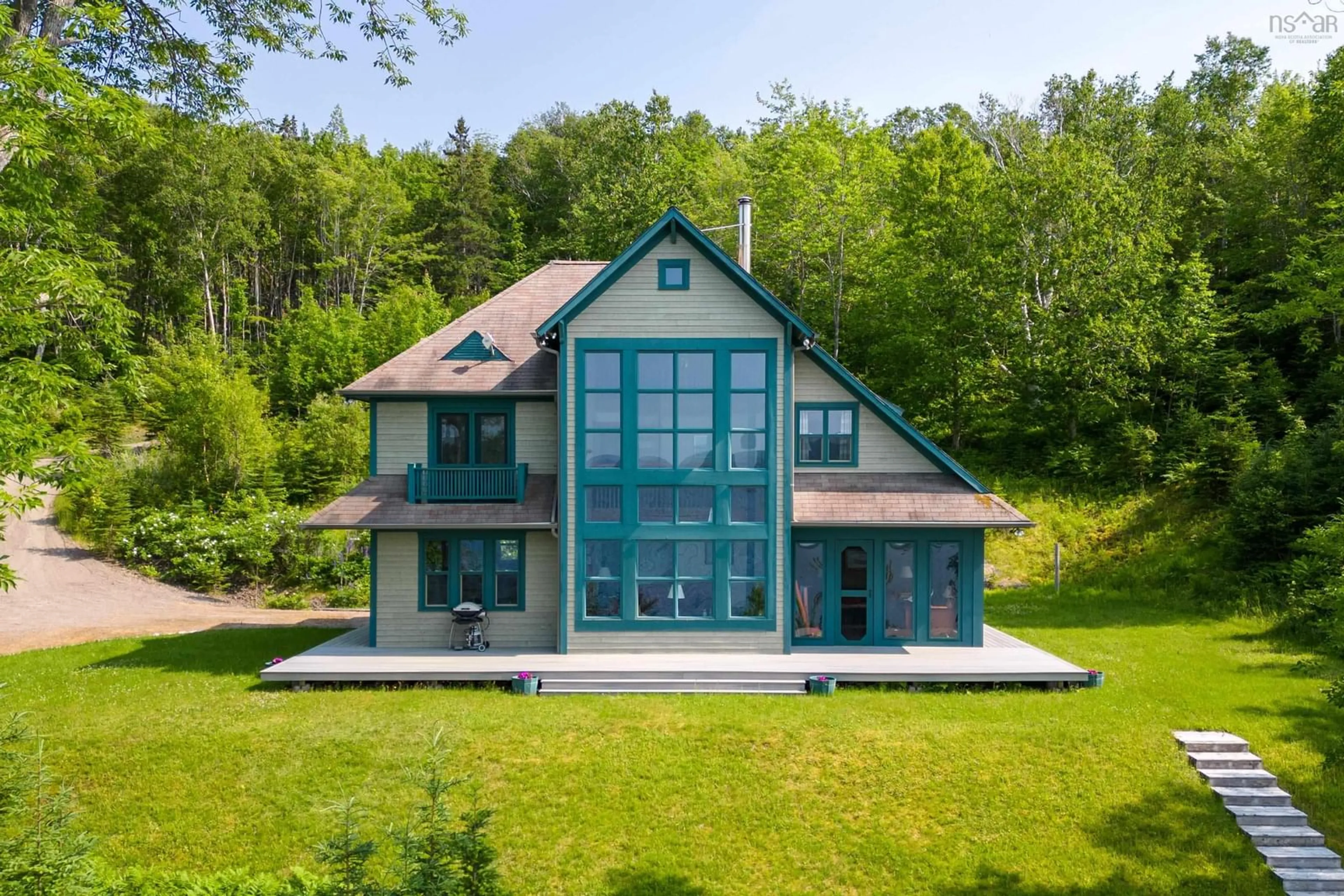 A pic from outside/outdoor area/front of a property/back of a property/a pic from drone, water/lake/river/ocean view for 4783 Washabuck Rd, Lower Washabuck Nova Scotia B2C 1N0