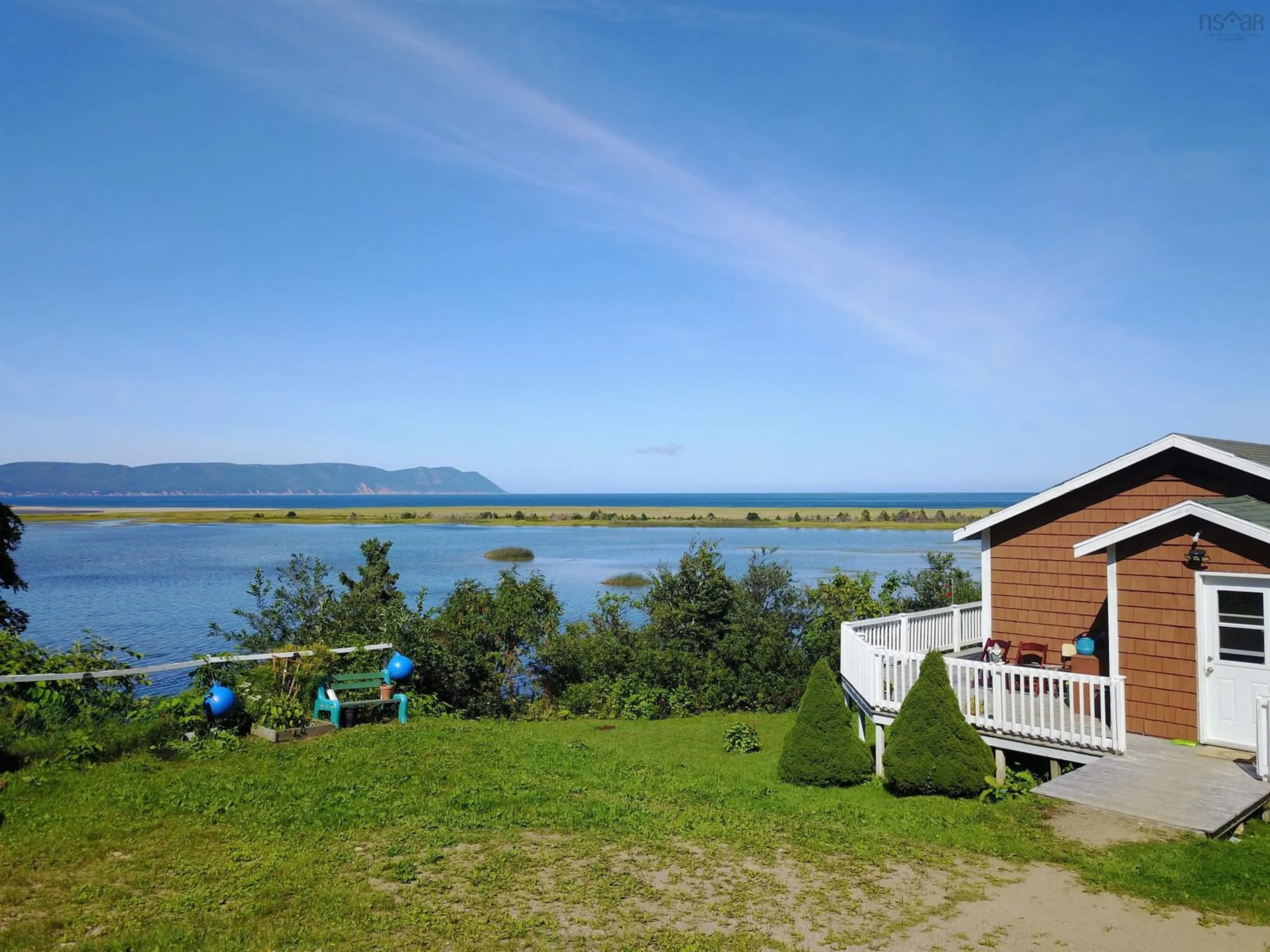 Patio, water/lake/river/ocean view for 659 White Point Rd, South Harbour Nova Scotia B0C 1G0