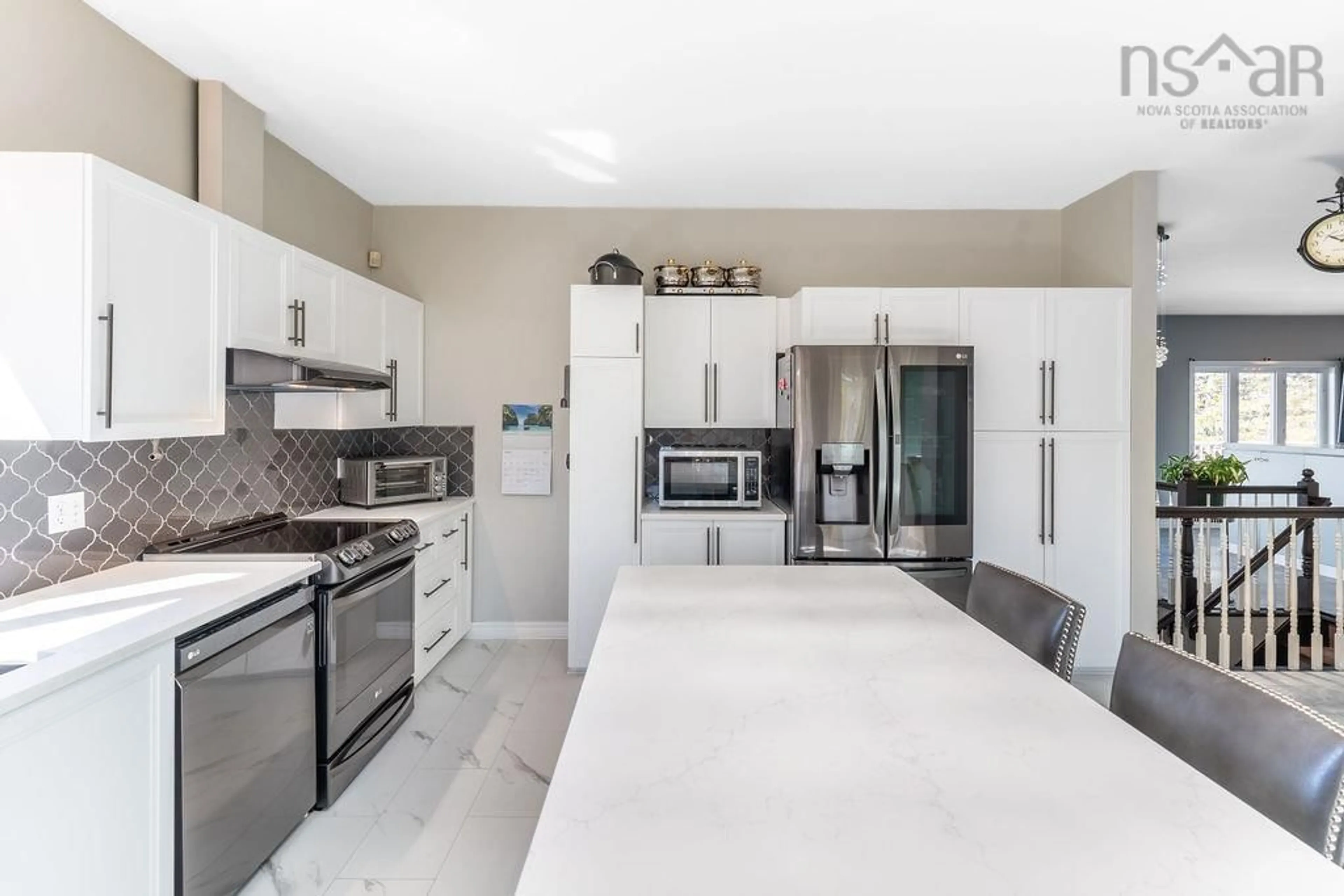 Open concept kitchen, ceramic/tile floor for 5 Alpine Dr, Portland Hills Nova Scotia B2W 1Z3