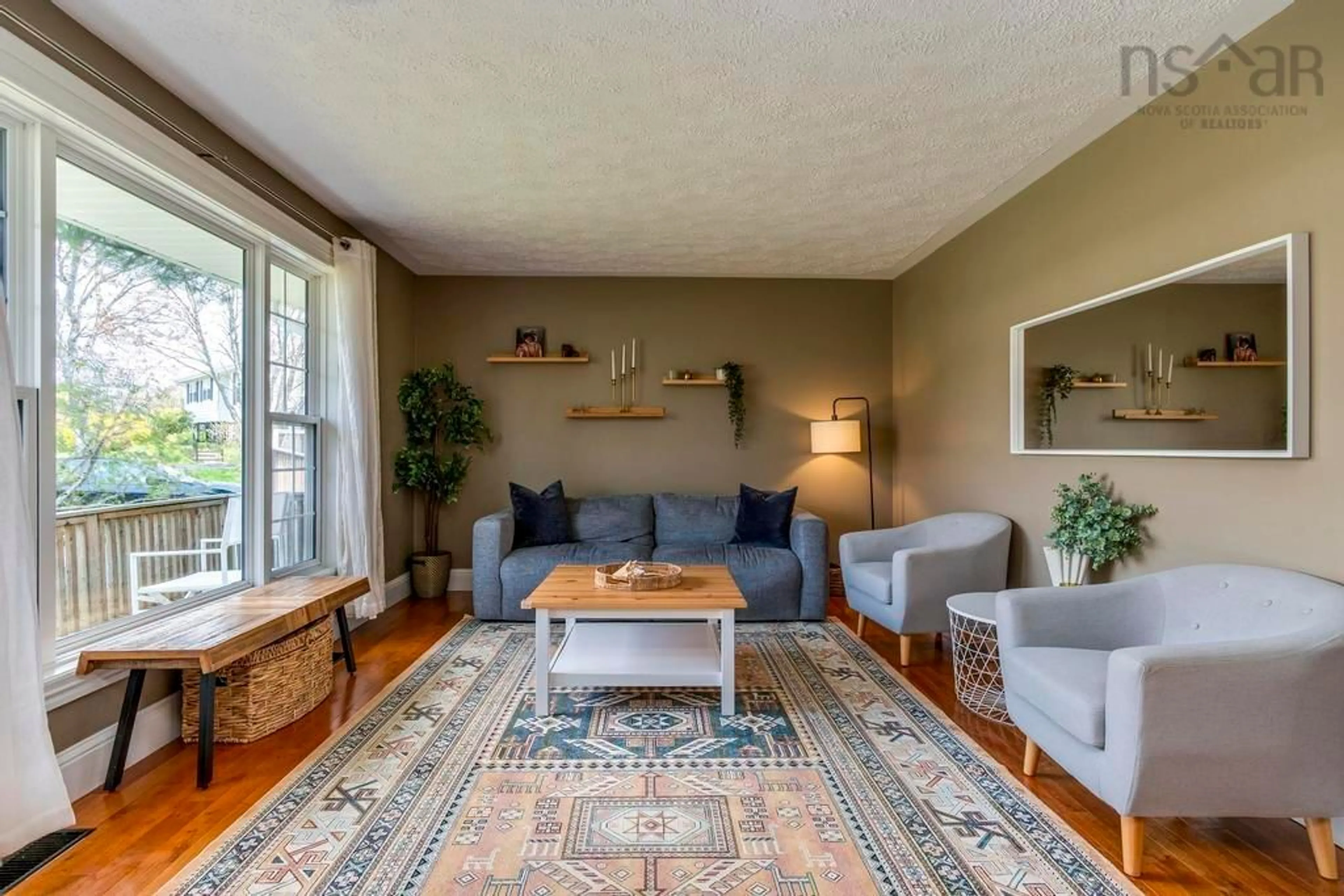 Living room with furniture, unknown for 17 Kings Rd, Lower Sackville Nova Scotia B4C 3J5