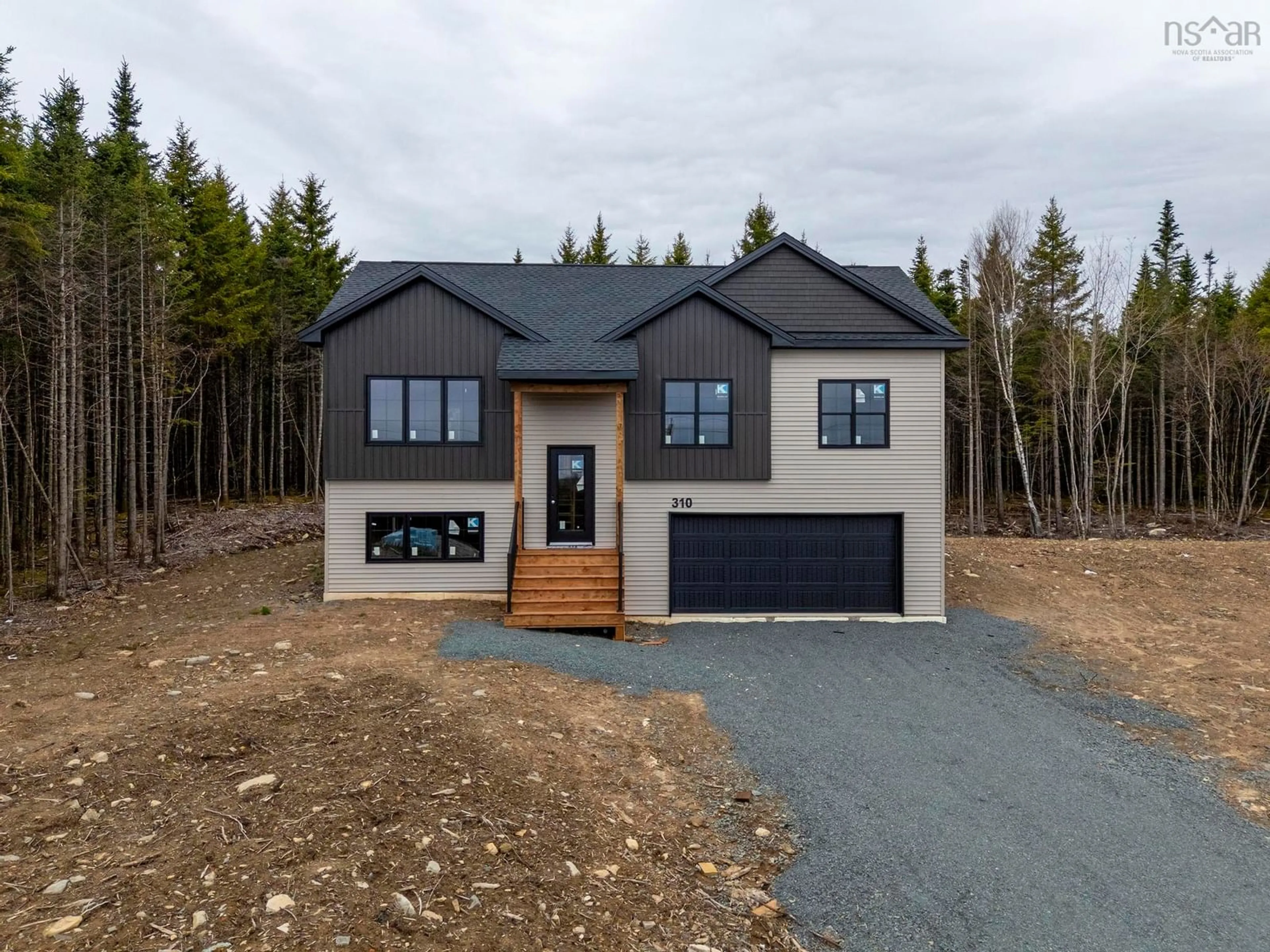 Home with vinyl exterior material, street for 310 Zaffre Dr #Lot 5014, Middle Sackville Nova Scotia B4E 0W8