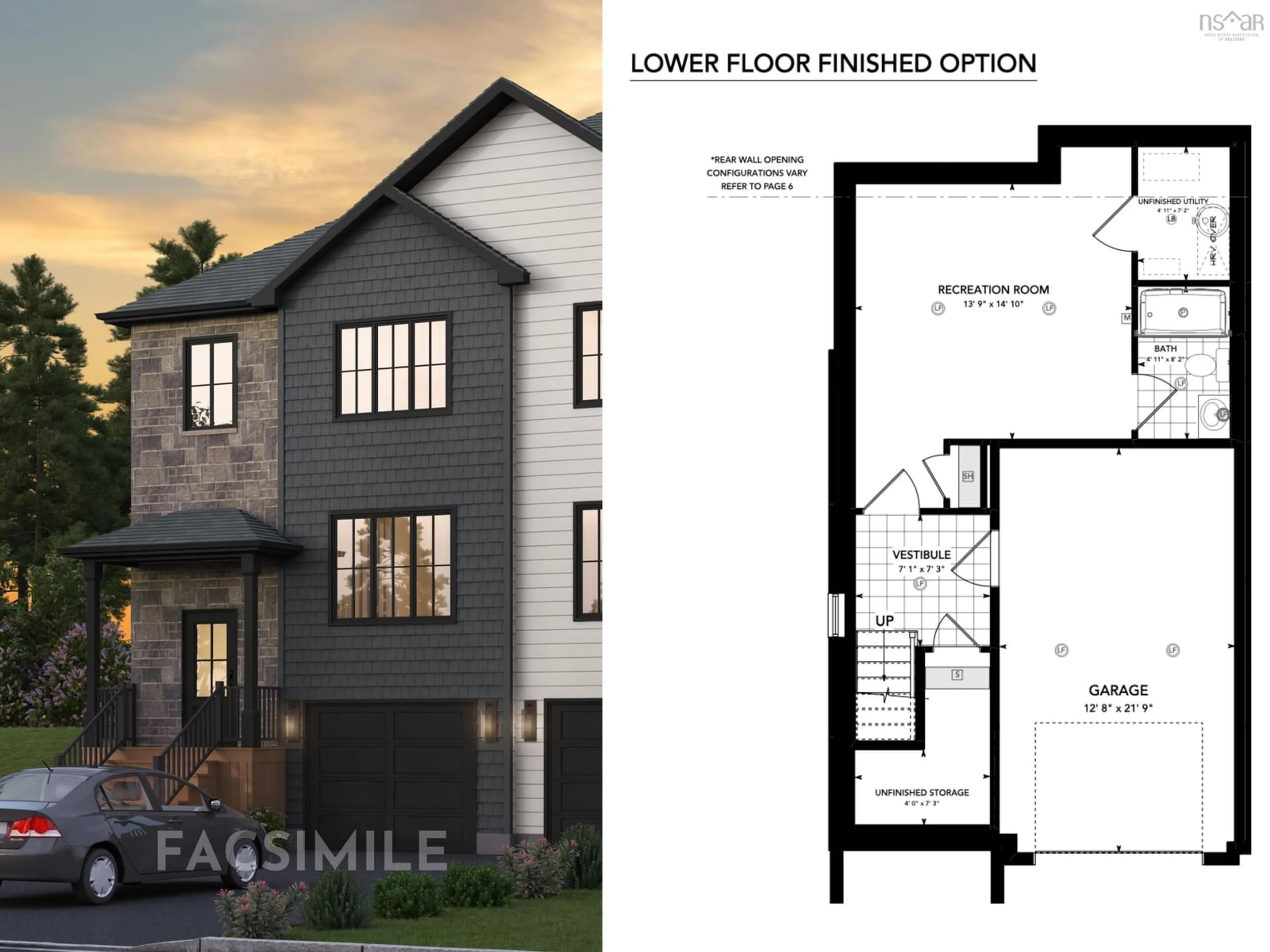 Floor plan for 41 Lew Cres #L038A, Lantz Nova Scotia B2S 2A5