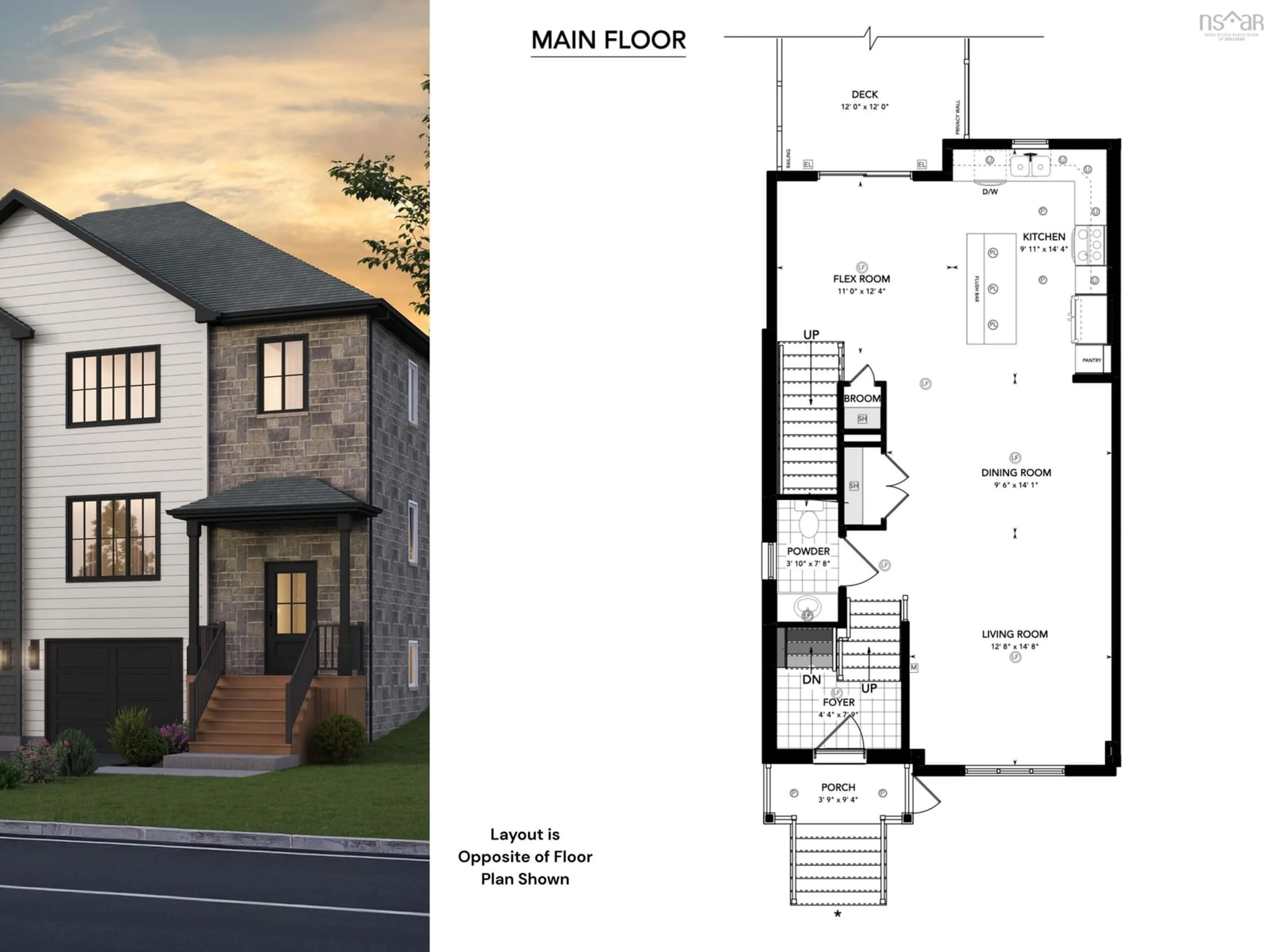 Floor plan for 43 Lew Cres #L038B, Lantz Nova Scotia B2S 2A5