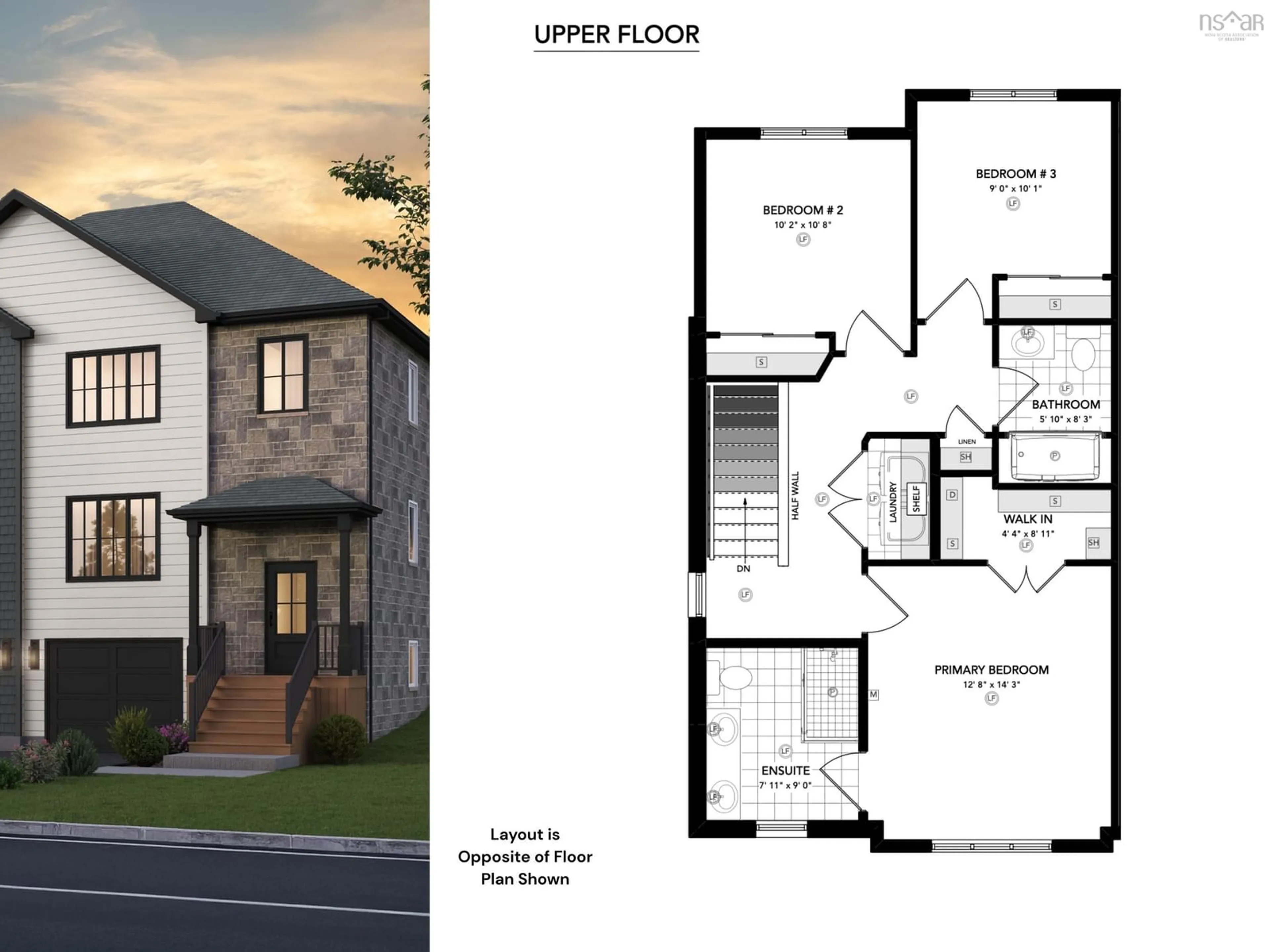Floor plan for 43 Lew Cres #L038B, Lantz Nova Scotia B2S 2A5