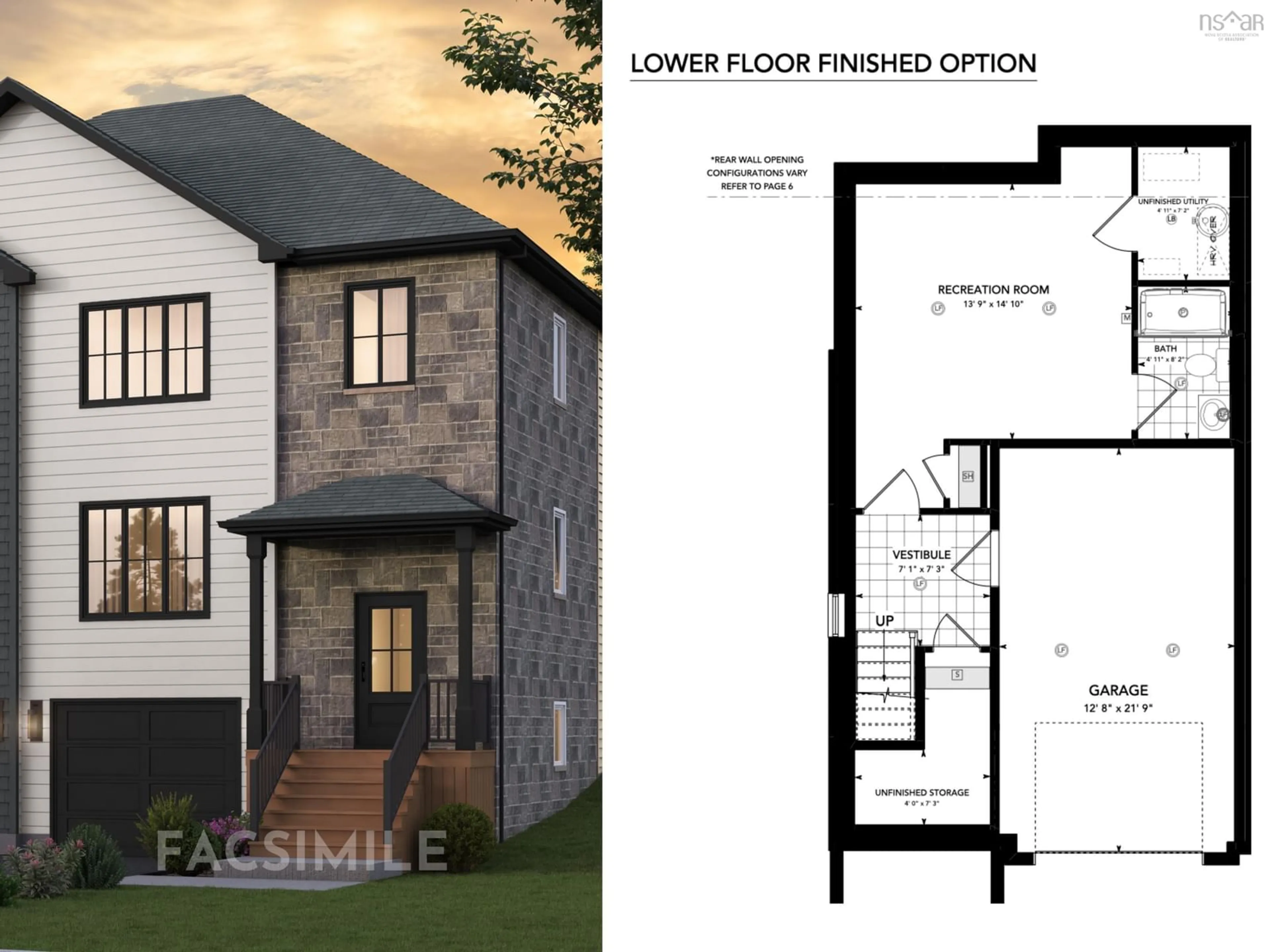 Floor plan for 43 Lew Cres #L038B, Lantz Nova Scotia B2S 2A5
