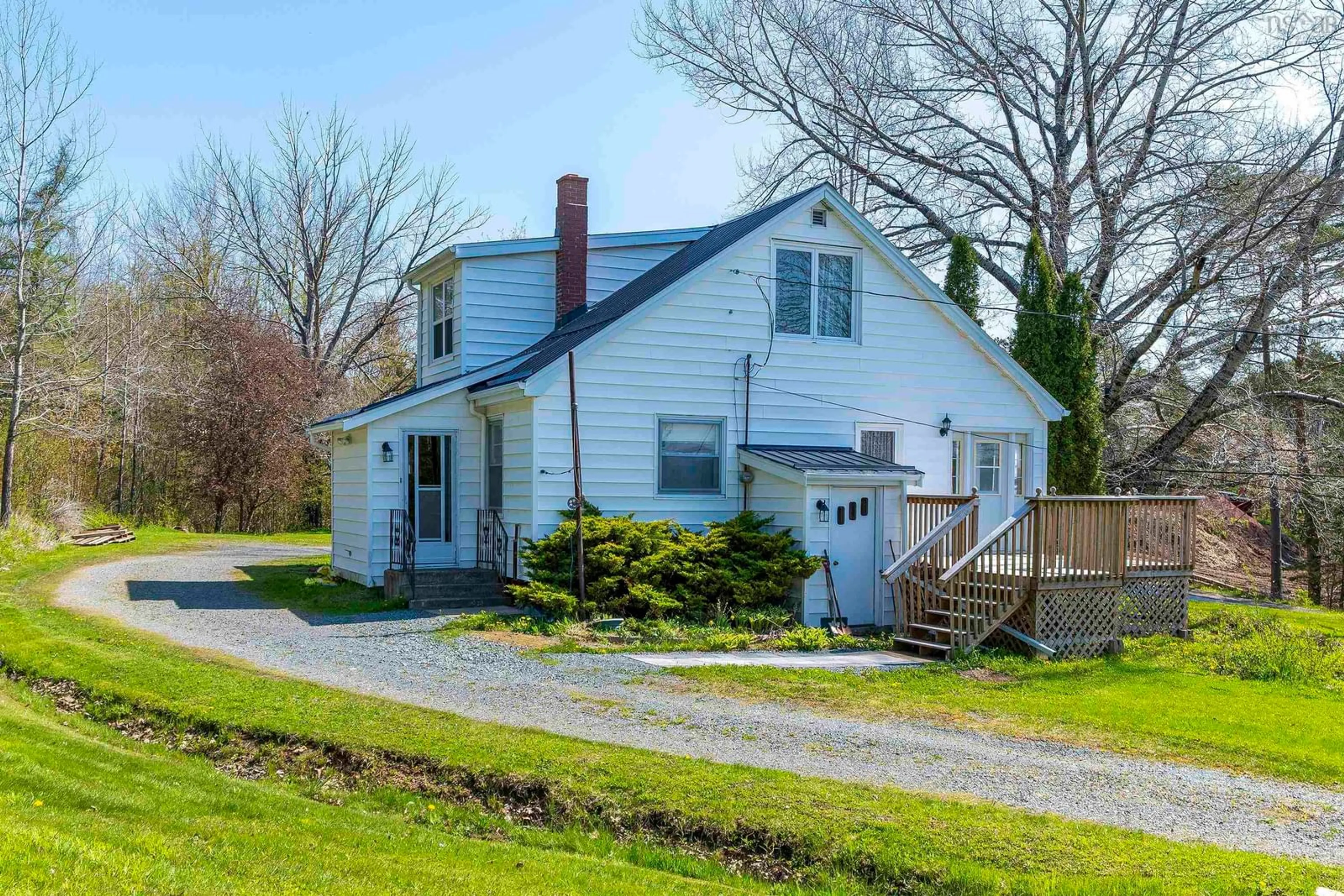A pic from outside/outdoor area/front of a property/back of a property/a pic from drone, street for 11 Coldstream Rd, Gays River Nova Scotia B0N 2H0