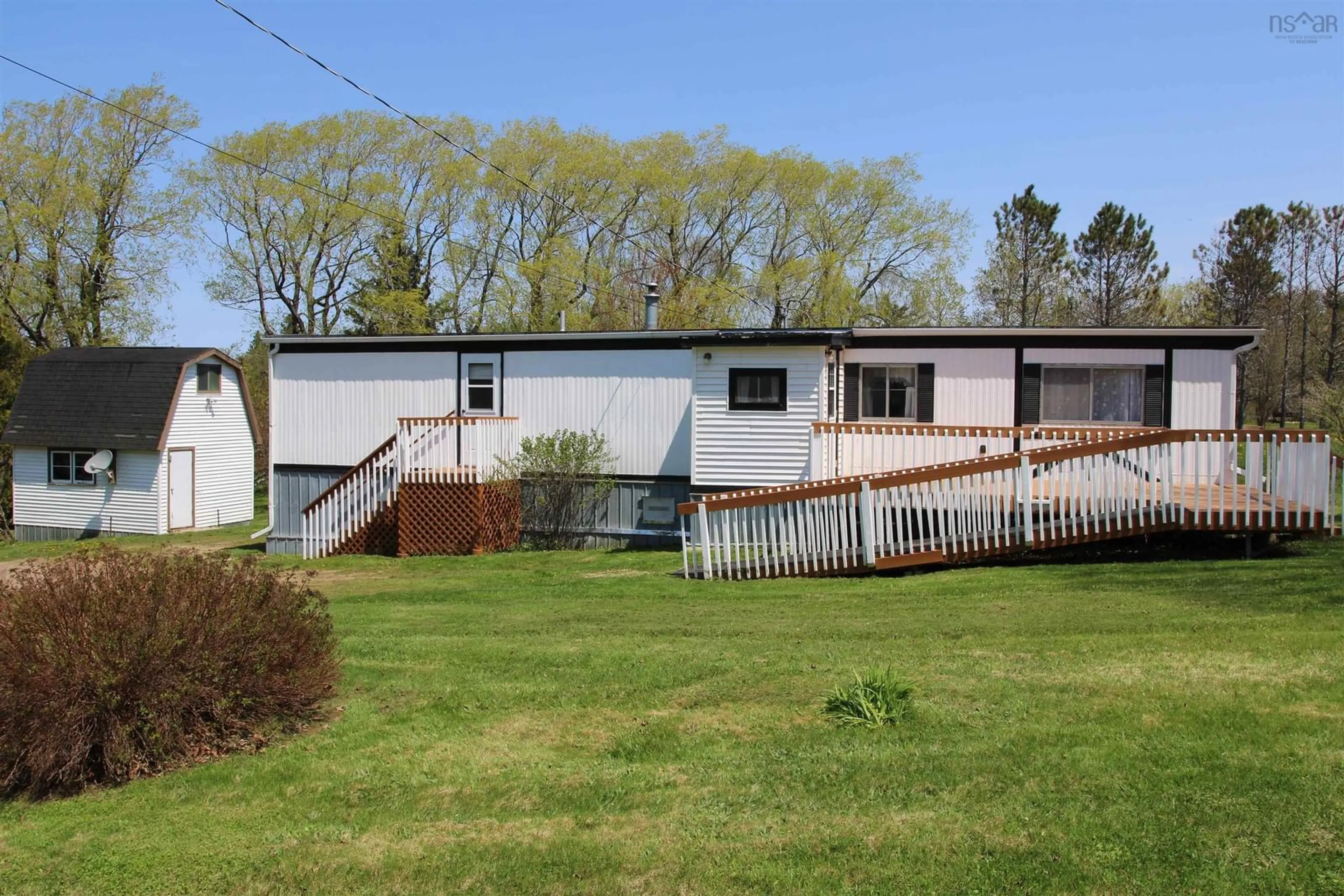 A pic from outside/outdoor area/front of a property/back of a property/a pic from drone, unknown for 4540 Black Rock Rd, Canada Creek Nova Scotia B0P 1V0