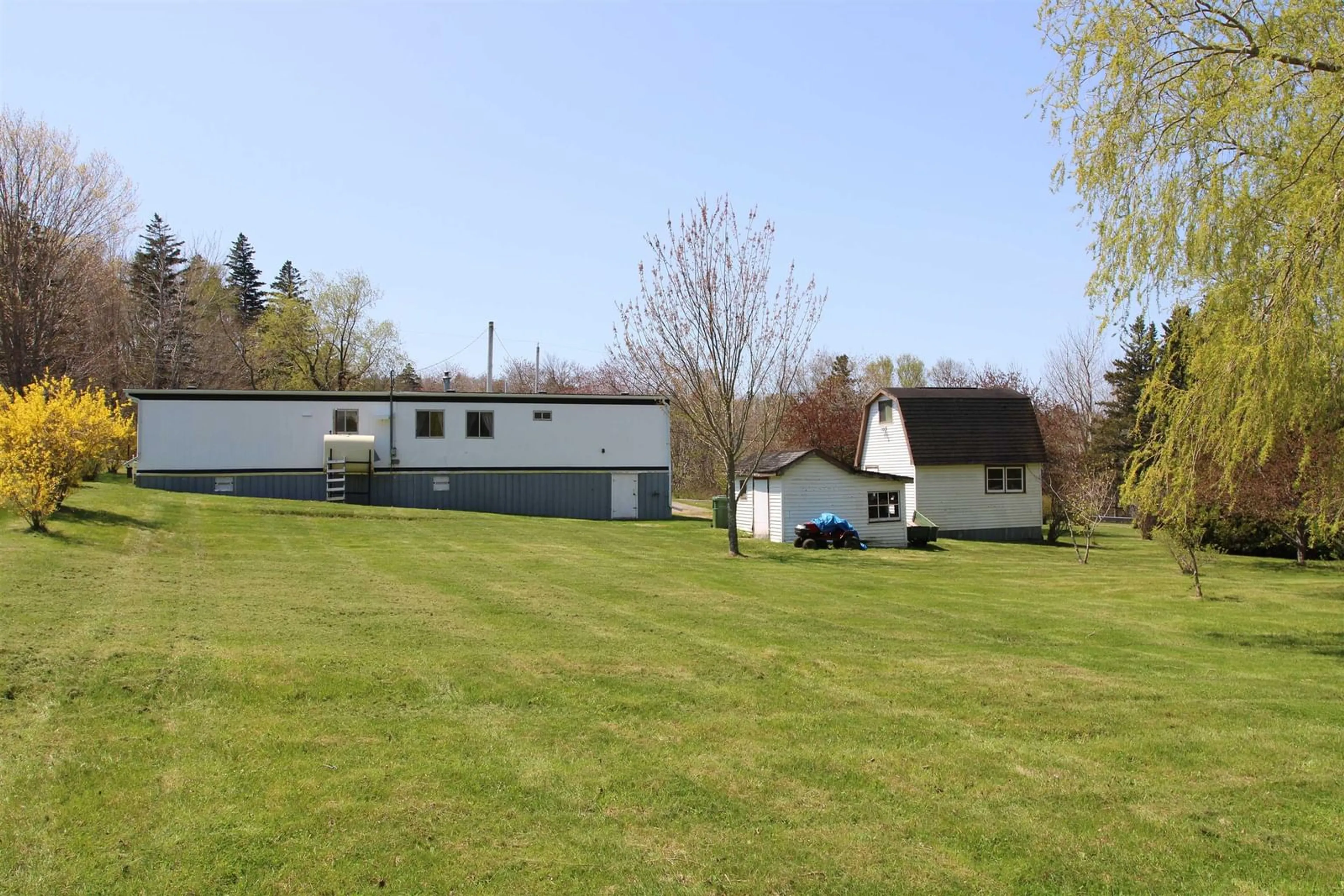 A pic from outside/outdoor area/front of a property/back of a property/a pic from drone, unknown for 4540 Black Rock Rd, Canada Creek Nova Scotia B0P 1V0