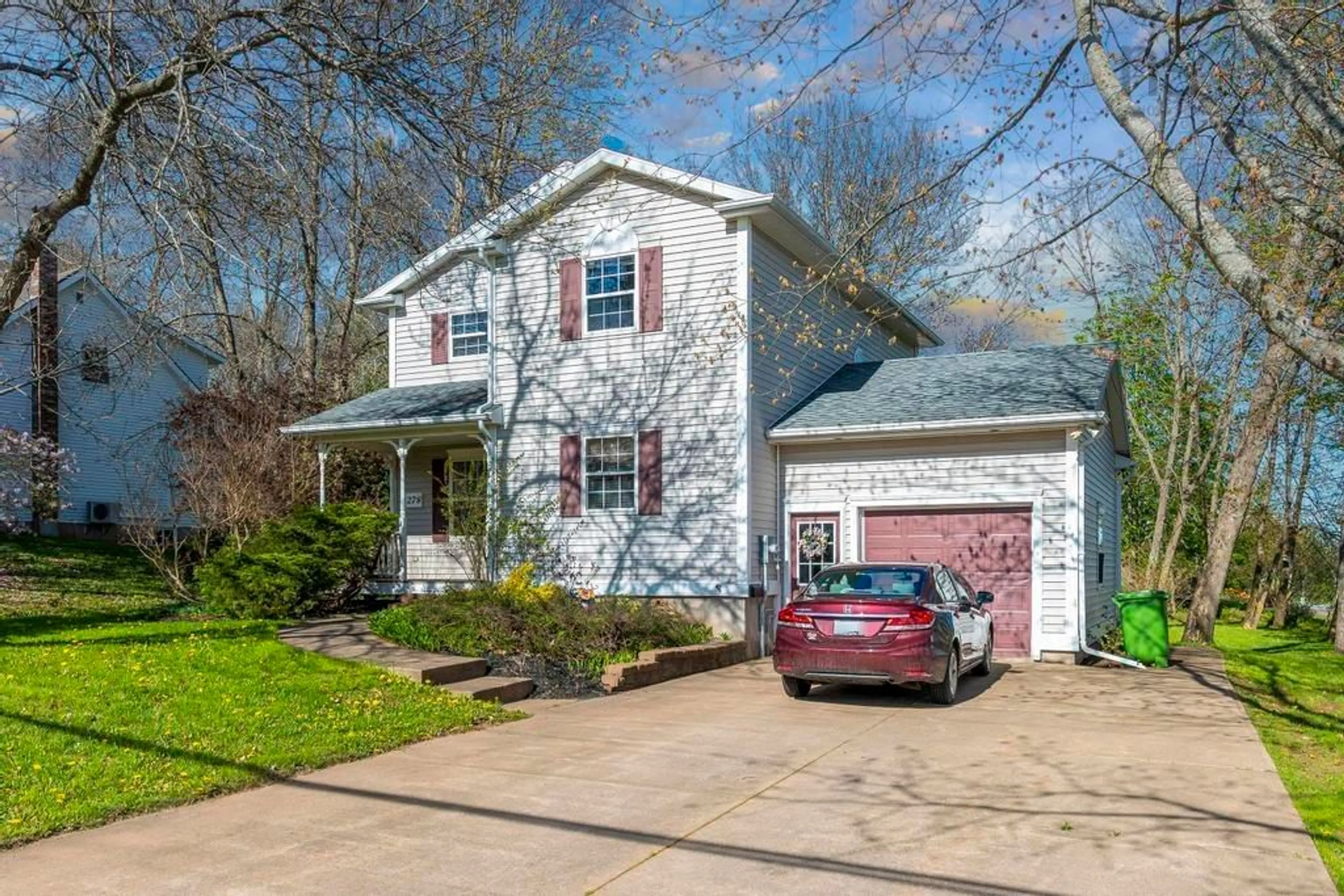 Home with vinyl exterior material, street for 278 Fox Hill Ave, North Kentville Nova Scotia B4N 5A6
