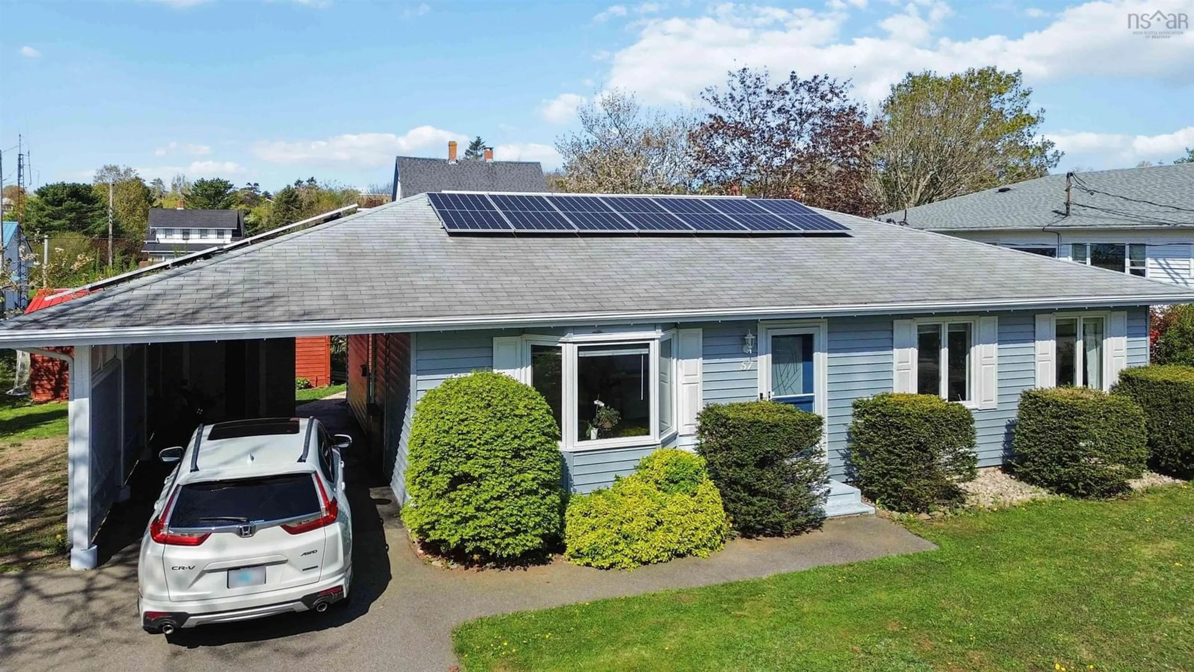 A pic from outside/outdoor area/front of a property/back of a property/a pic from drone, street for 57 First Ave, Digby Nova Scotia B0V 1A0
