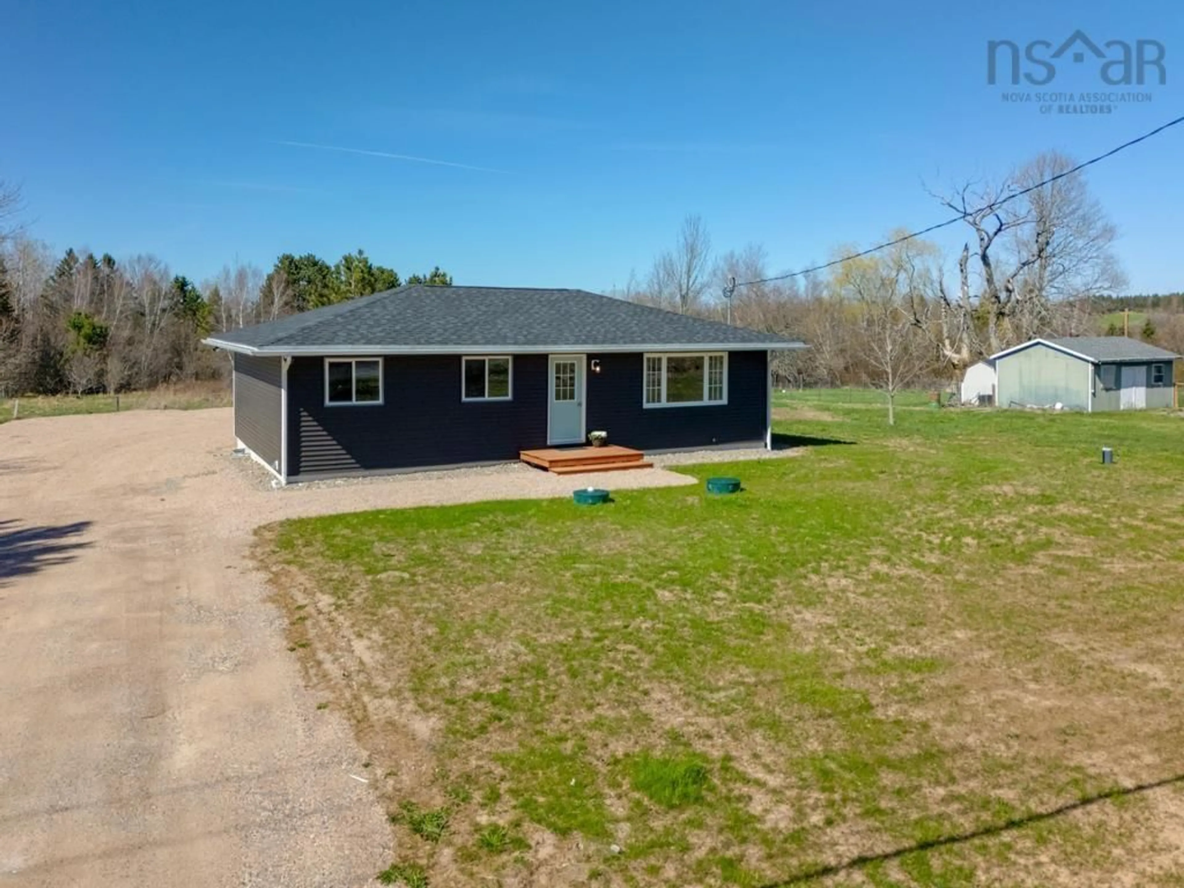 A pic from outside/outdoor area/front of a property/back of a property/a pic from drone, street for 141 Windsor Back Rd, Martock Nova Scotia B0N 2T0