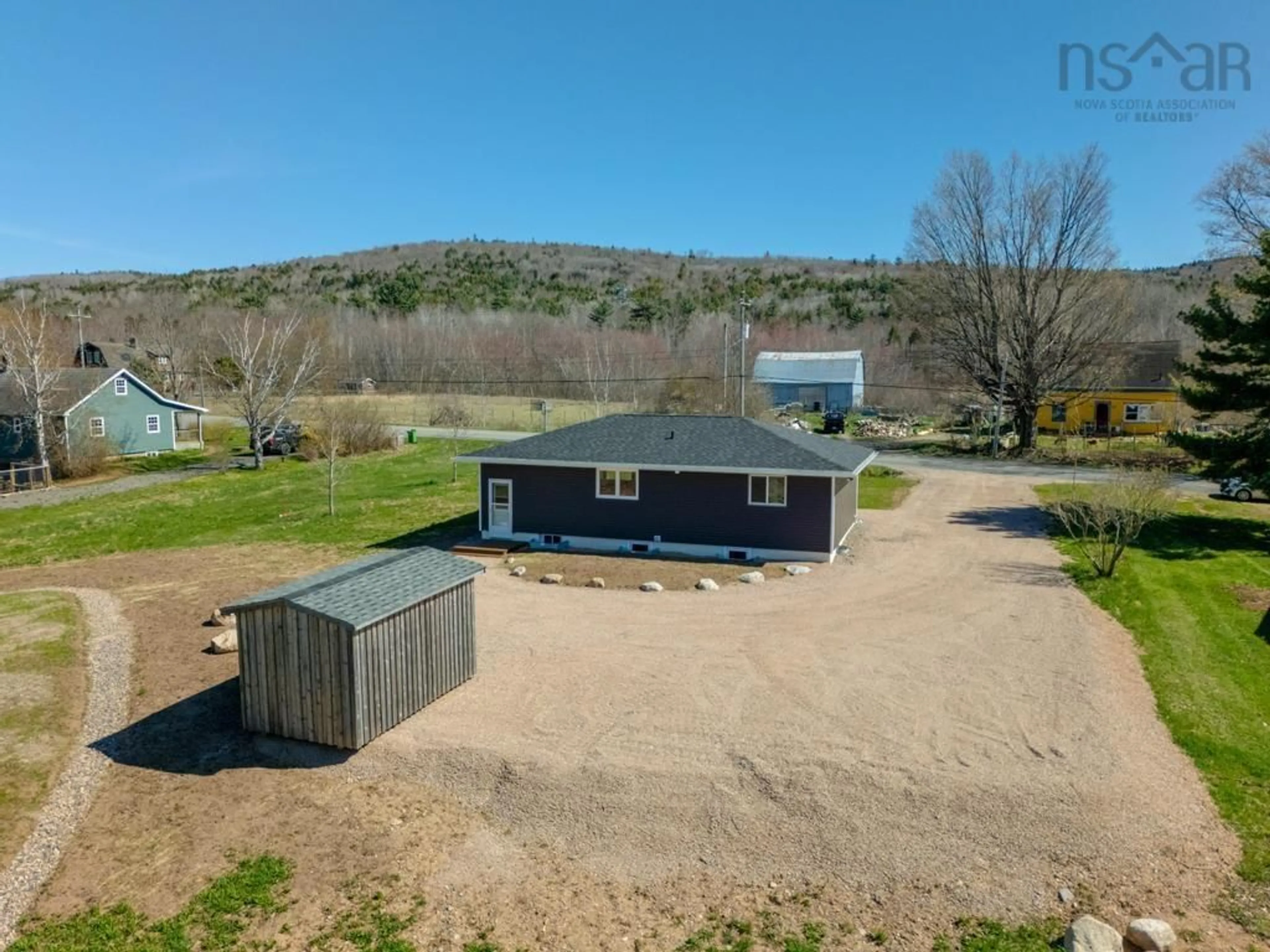 A pic from outside/outdoor area/front of a property/back of a property/a pic from drone, unknown for 141 Windsor Back Rd, Martock Nova Scotia B0N 2T0
