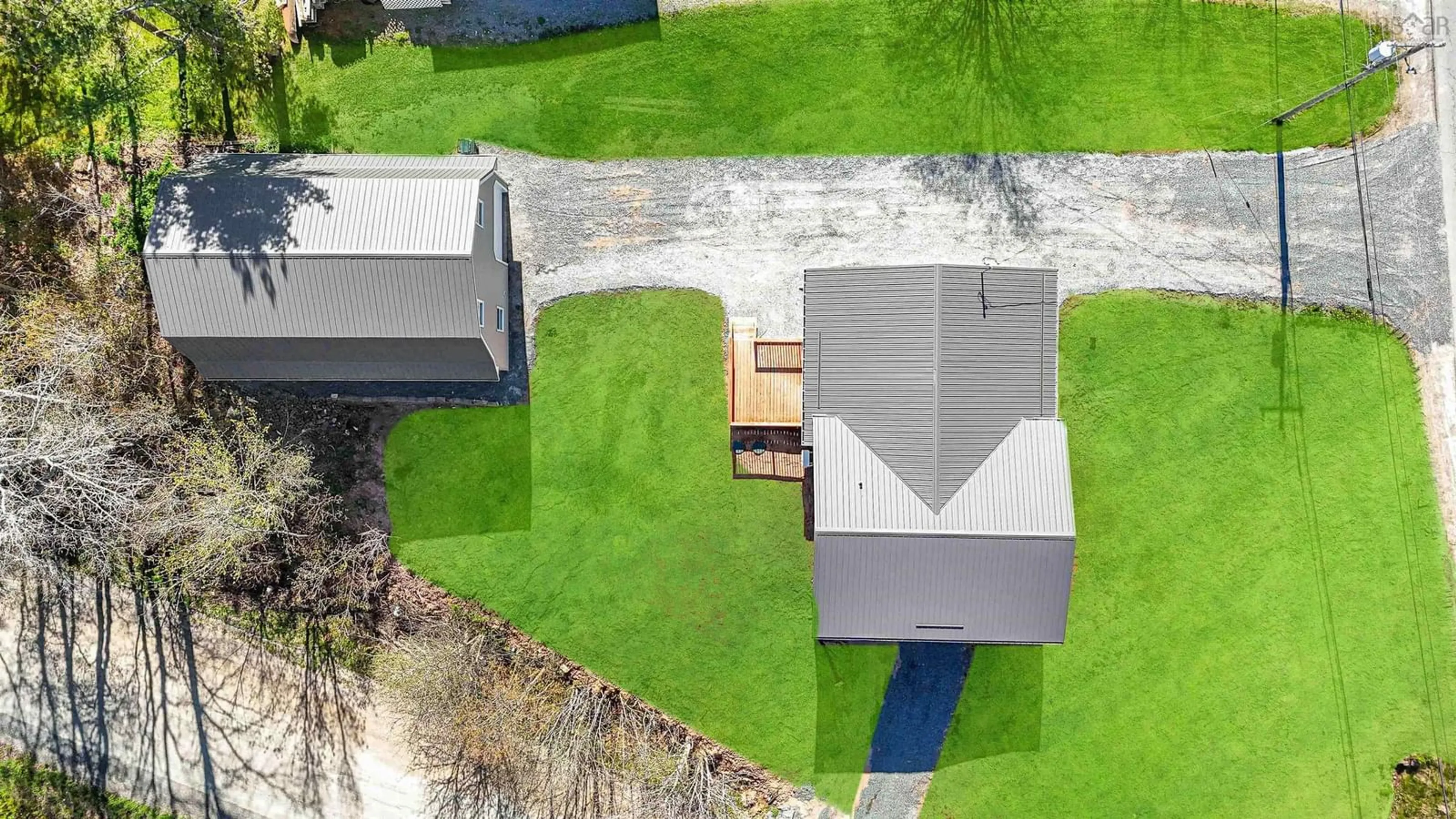 A pic from outside/outdoor area/front of a property/back of a property/a pic from drone, street for 39 Robinson Rd, Mill Village Nova Scotia B0N 2H0