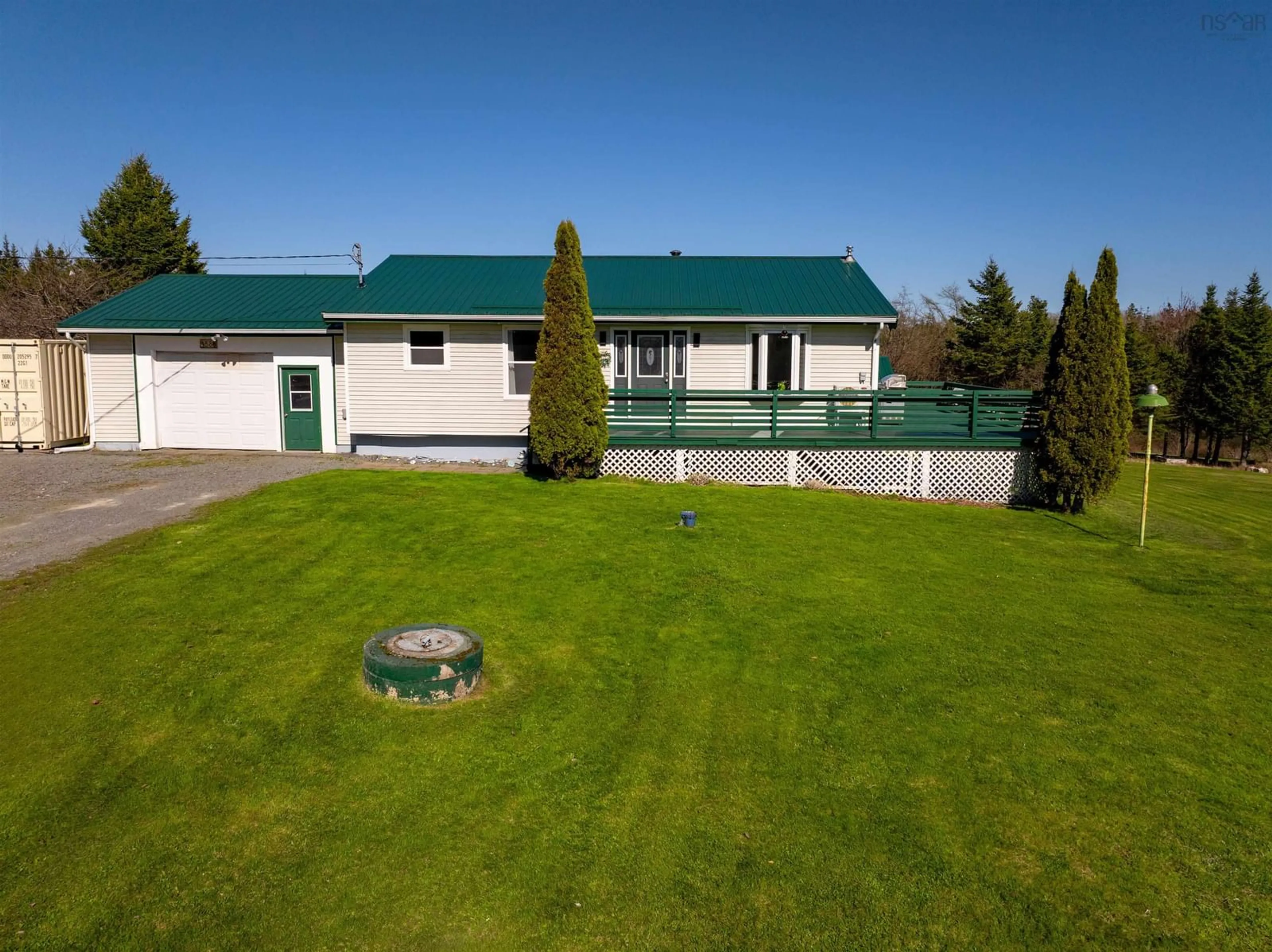 A pic from outside/outdoor area/front of a property/back of a property/a pic from drone, unknown for 88 Barkhouse Settlement Rd, Port Dufferin Nova Scotia B0J 2R0