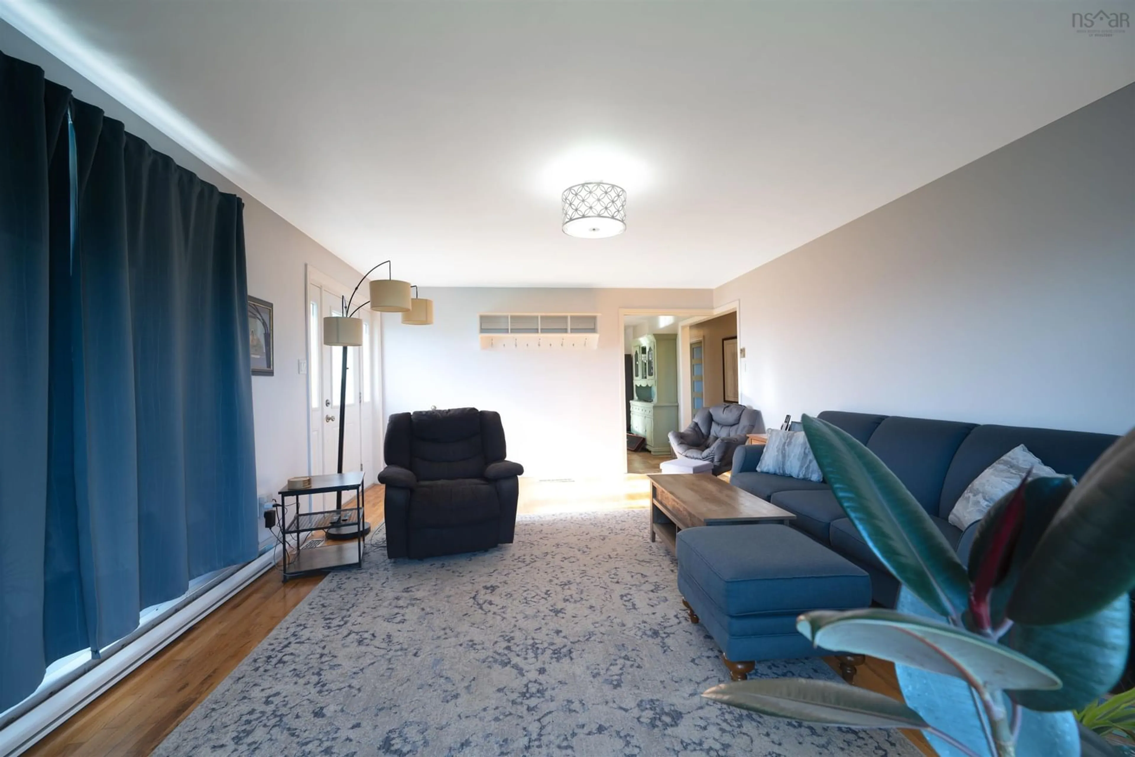 Living room with furniture, unknown for 88 Barkhouse Settlement Rd, Port Dufferin Nova Scotia B0J 2R0