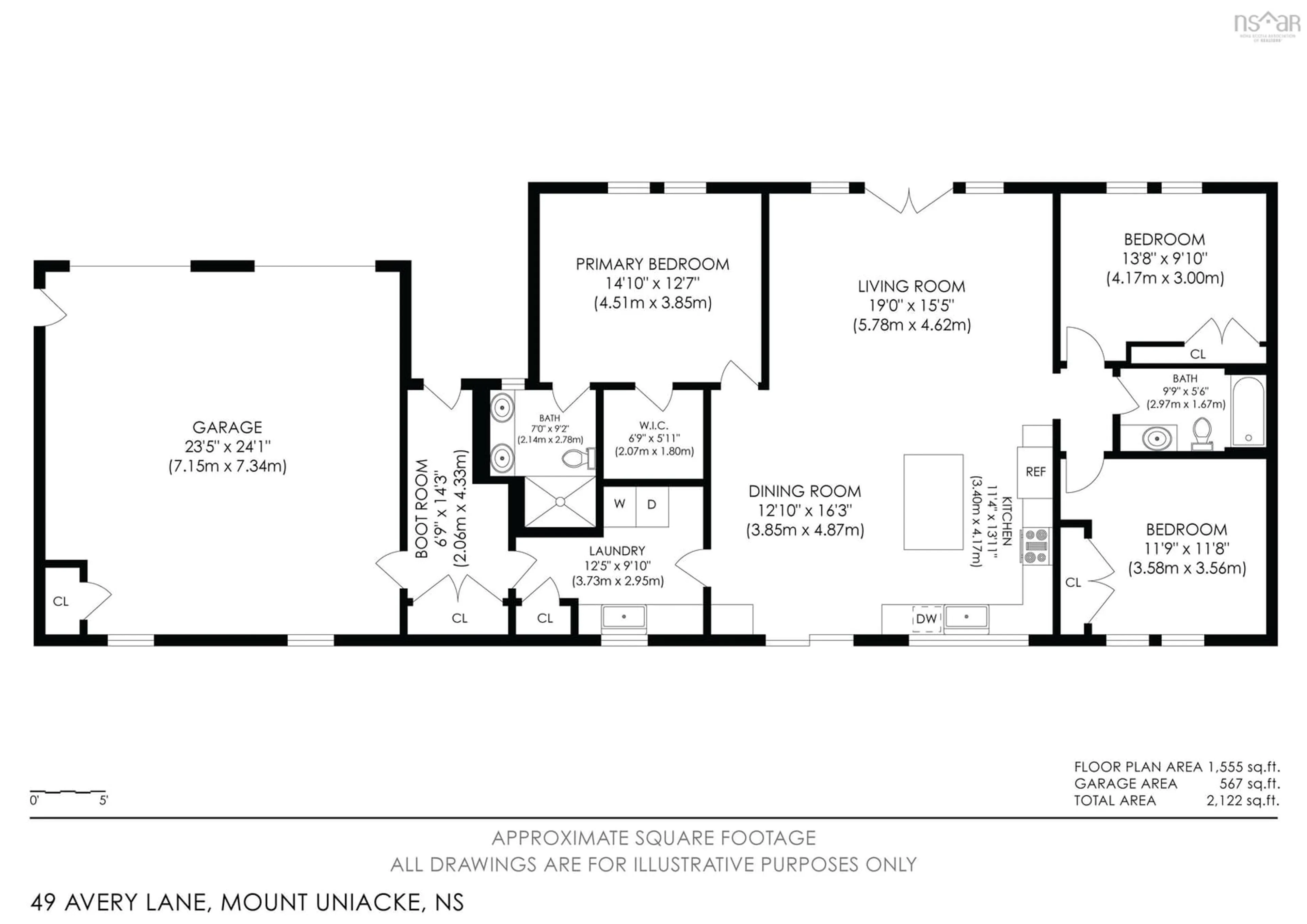 Floor plan for 49 Avery Lane, Mount Uniacke Nova Scotia B0N 1Z0