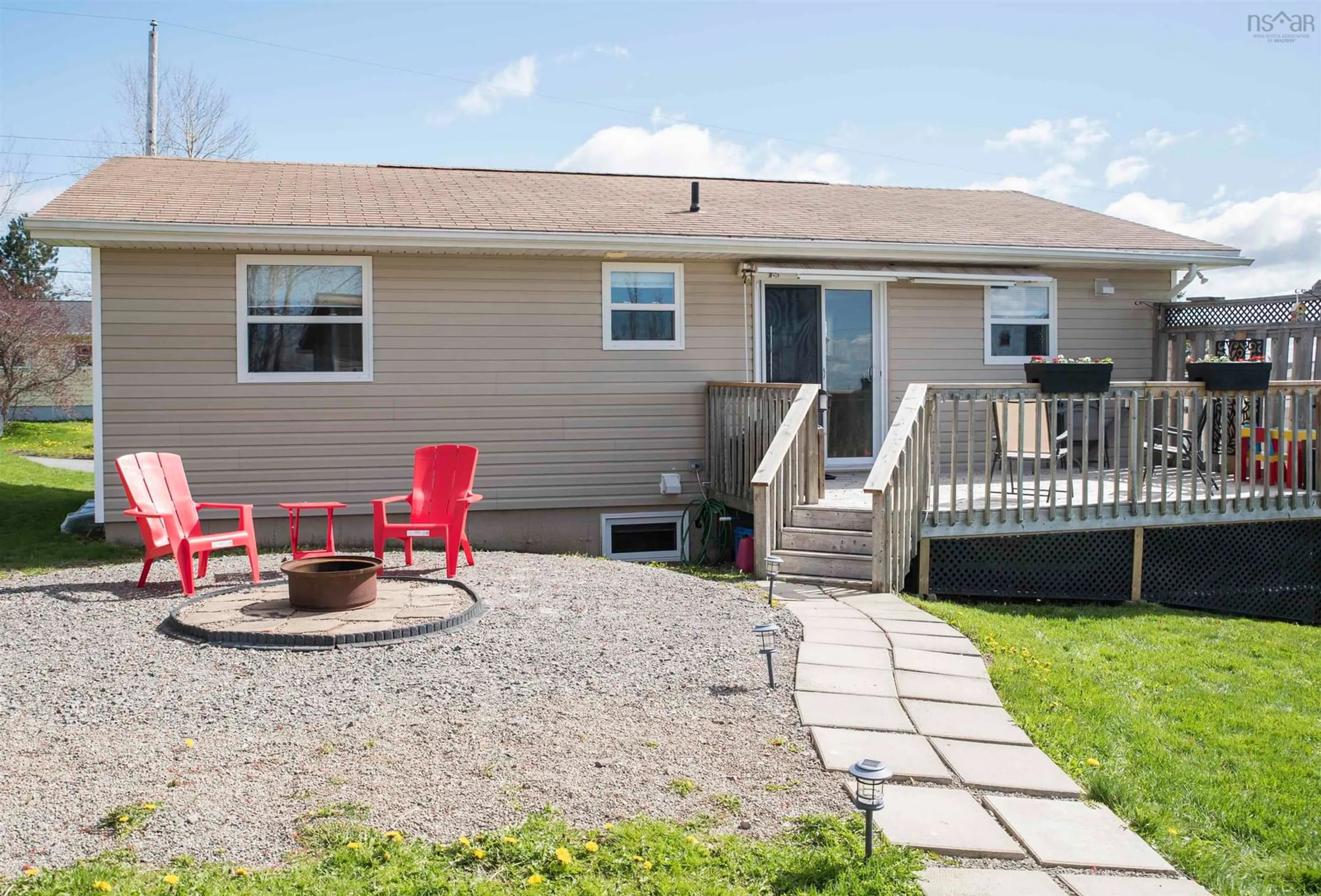 Patio, street for 203 Leeside Dr, Coxheath Nova Scotia B1R 1S5