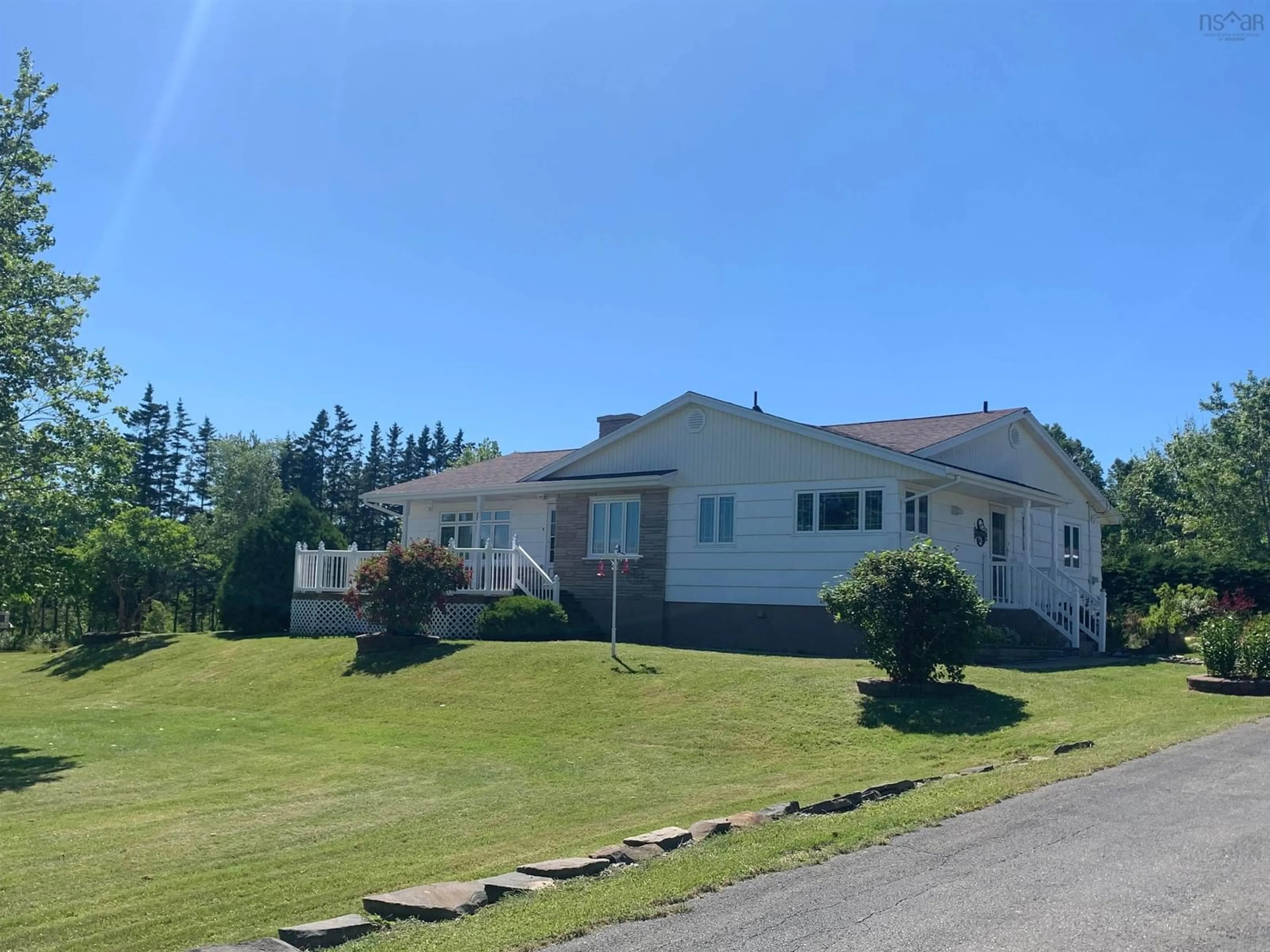 A pic from outside/outdoor area/front of a property/back of a property/a pic from drone, unknown for 72 Harbourview Cres, Louisdale Nova Scotia B0E 1V0