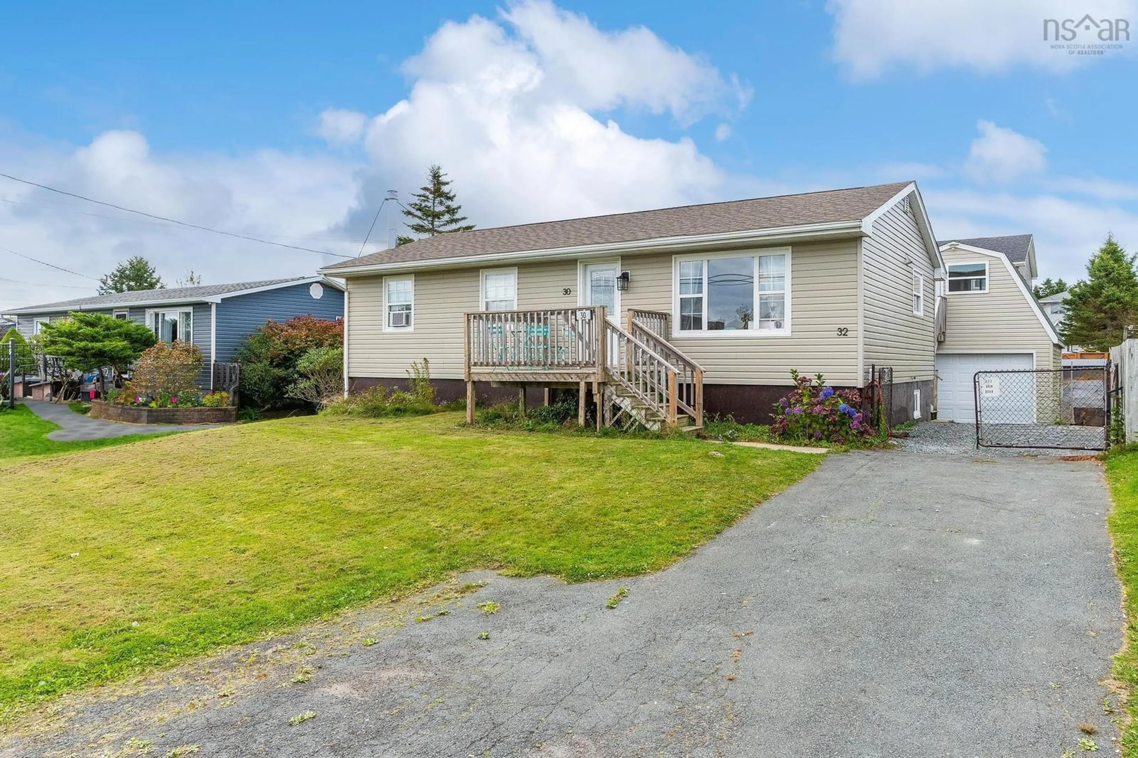 A pic from outside/outdoor area/front of a property/back of a property/a pic from drone, street for 30/32 Himmelman Dr, Eastern Passage Nova Scotia B3G 1H8