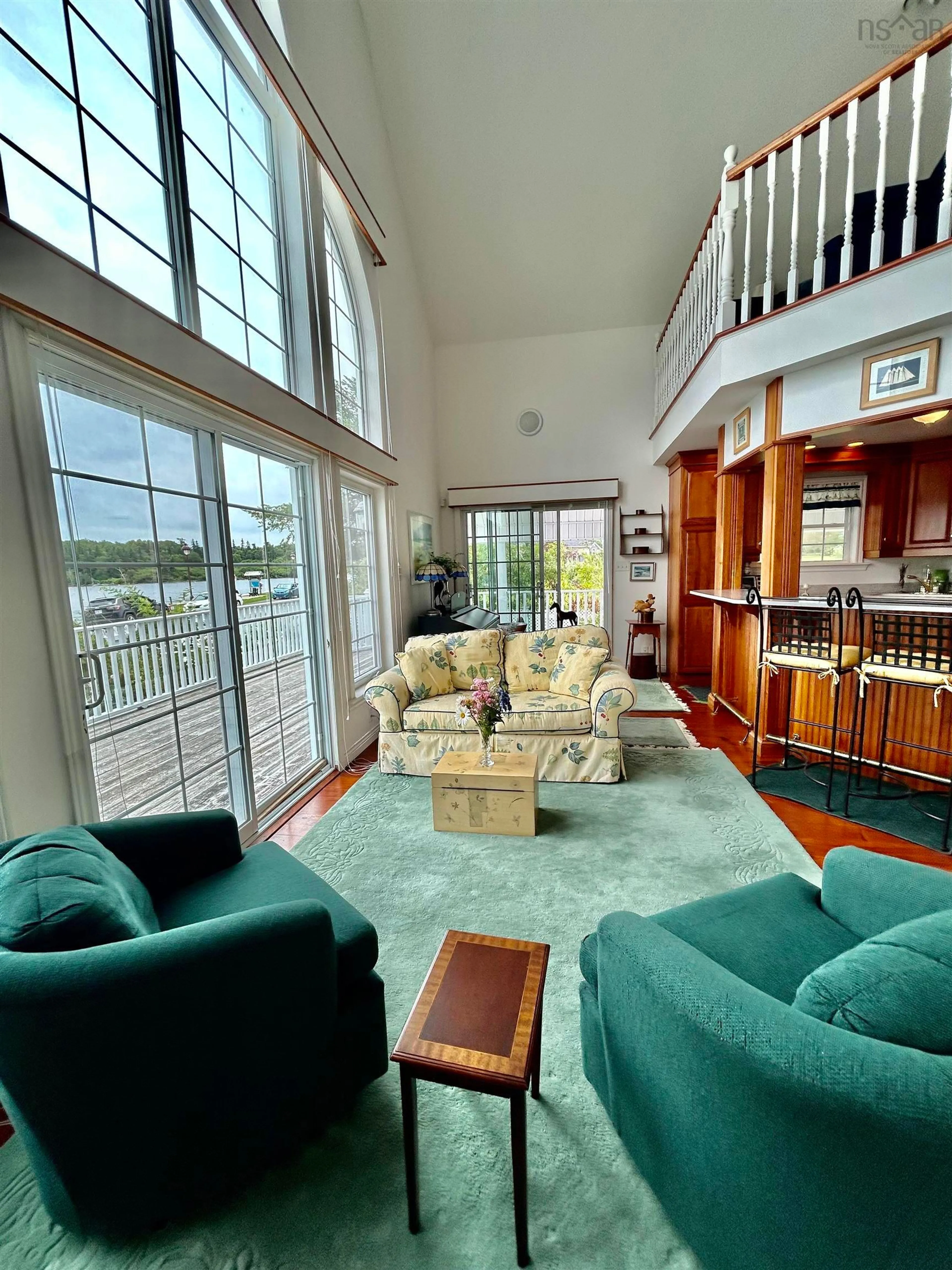 Living room with furniture, unknown for 70 Water St, Baddeck Nova Scotia B0E 1B0