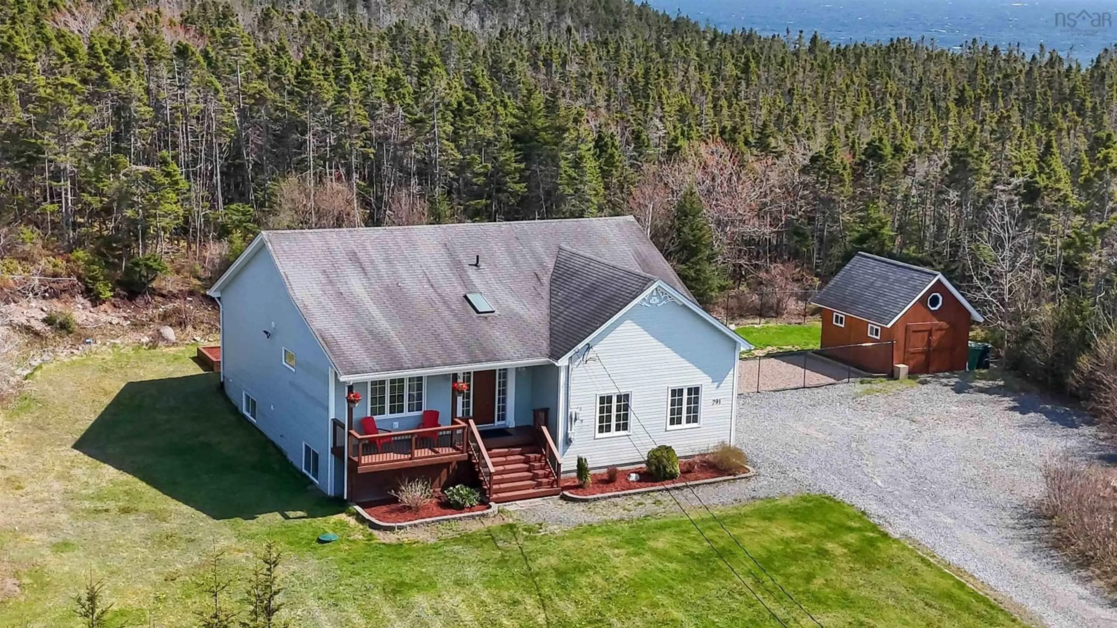 A pic from outside/outdoor area/front of a property/back of a property/a pic from drone, unknown for 291 Sambro Creek Rd, Sambro Creek Nova Scotia B3V 1L8