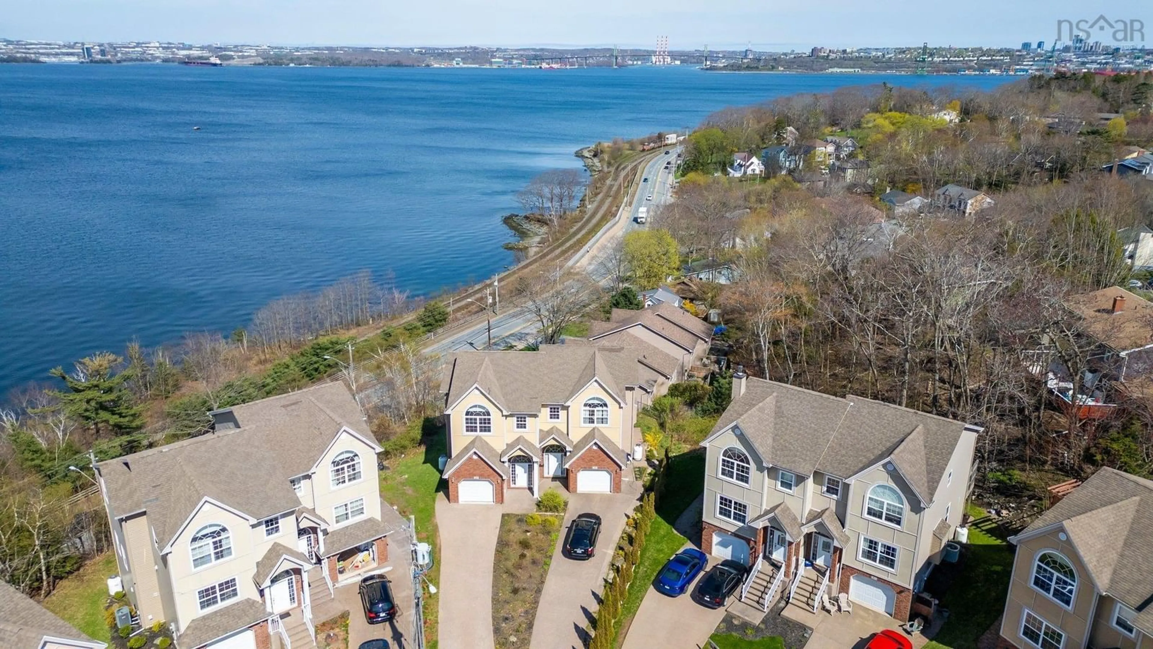 A pic from outside/outdoor area/front of a property/back of a property/a pic from drone, water/lake/river/ocean view for 40 Four Mile Lane, Halifax Nova Scotia B3M 0E2