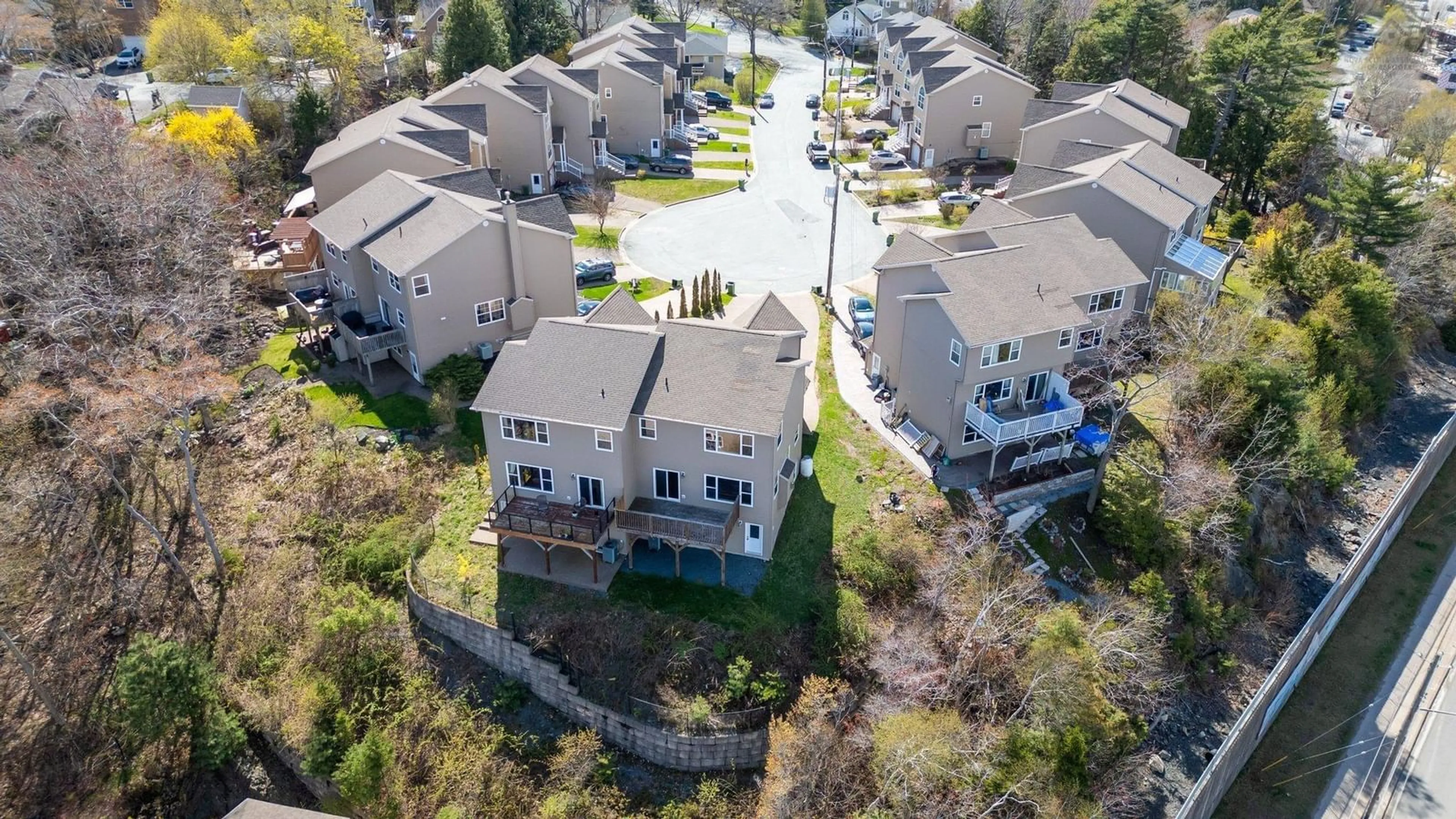 A pic from outside/outdoor area/front of a property/back of a property/a pic from drone, street for 40 Four Mile Lane, Halifax Nova Scotia B3M 0E2