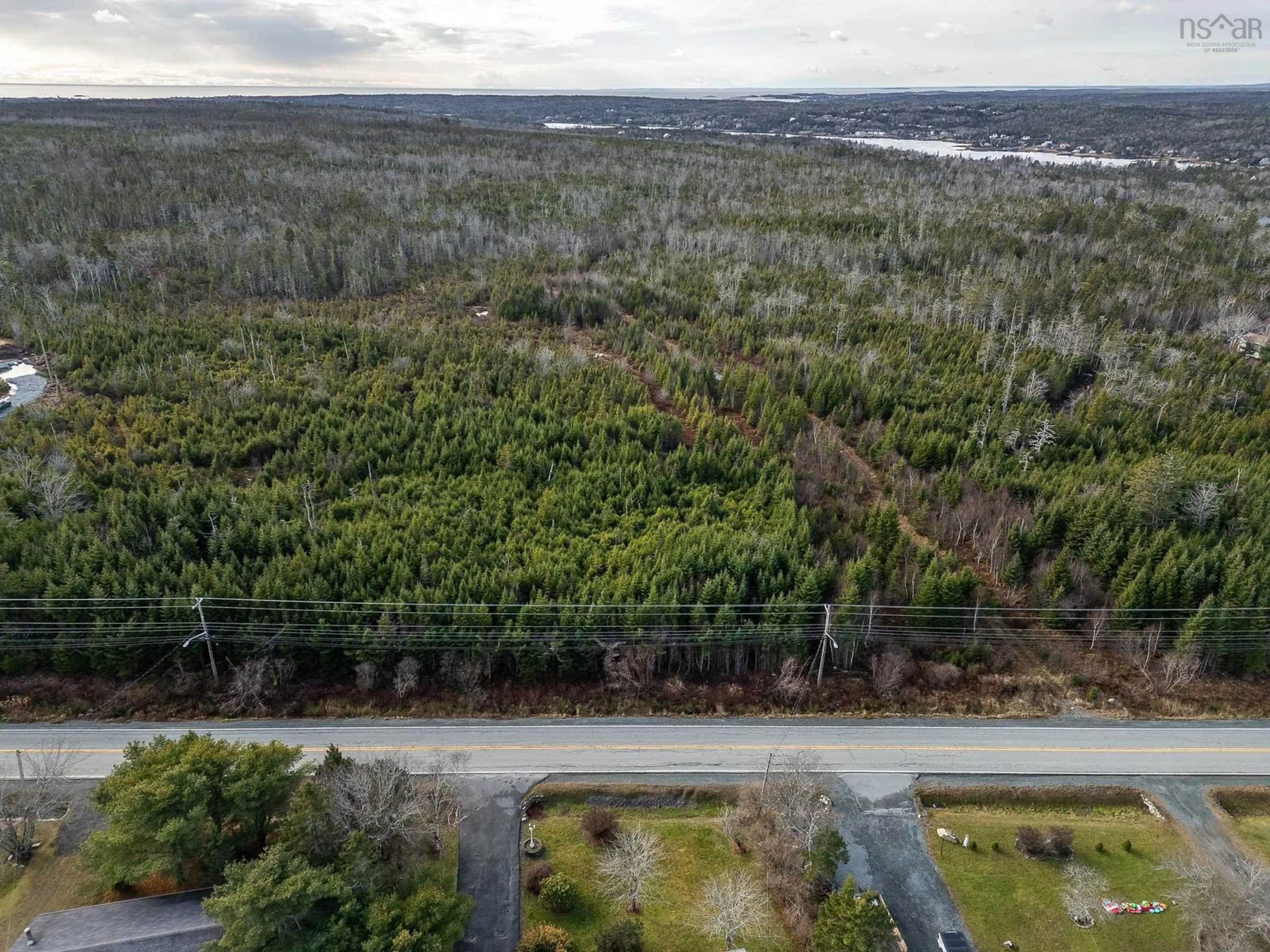 A pic from outside/outdoor area/front of a property/back of a property/a pic from drone, forest/trees view for Lot 30 Terence Bay Rd, Whites Lake Nova Scotia B3T 1W8