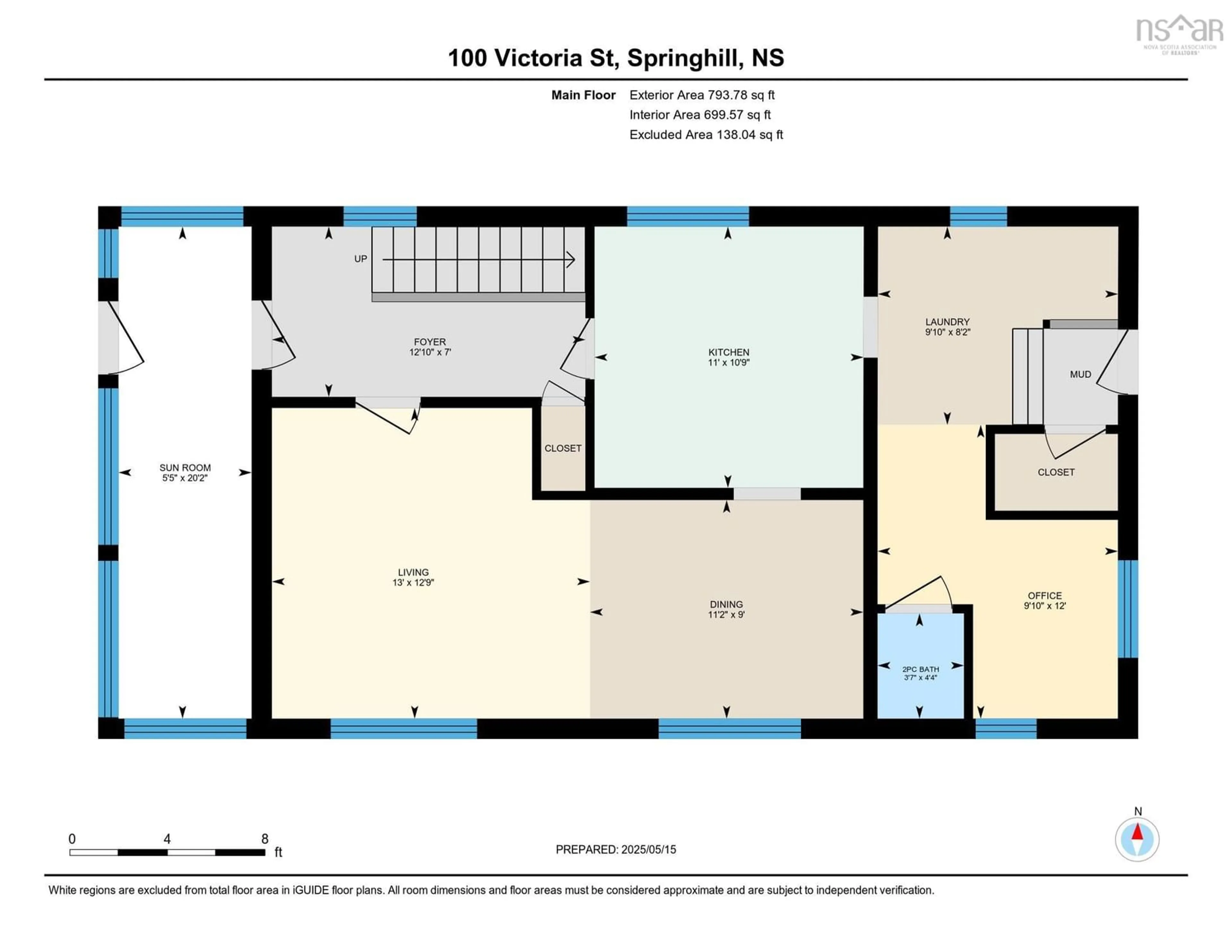 Floor plan for 100 Victoria St, Springhill Nova Scotia B0M 1X0