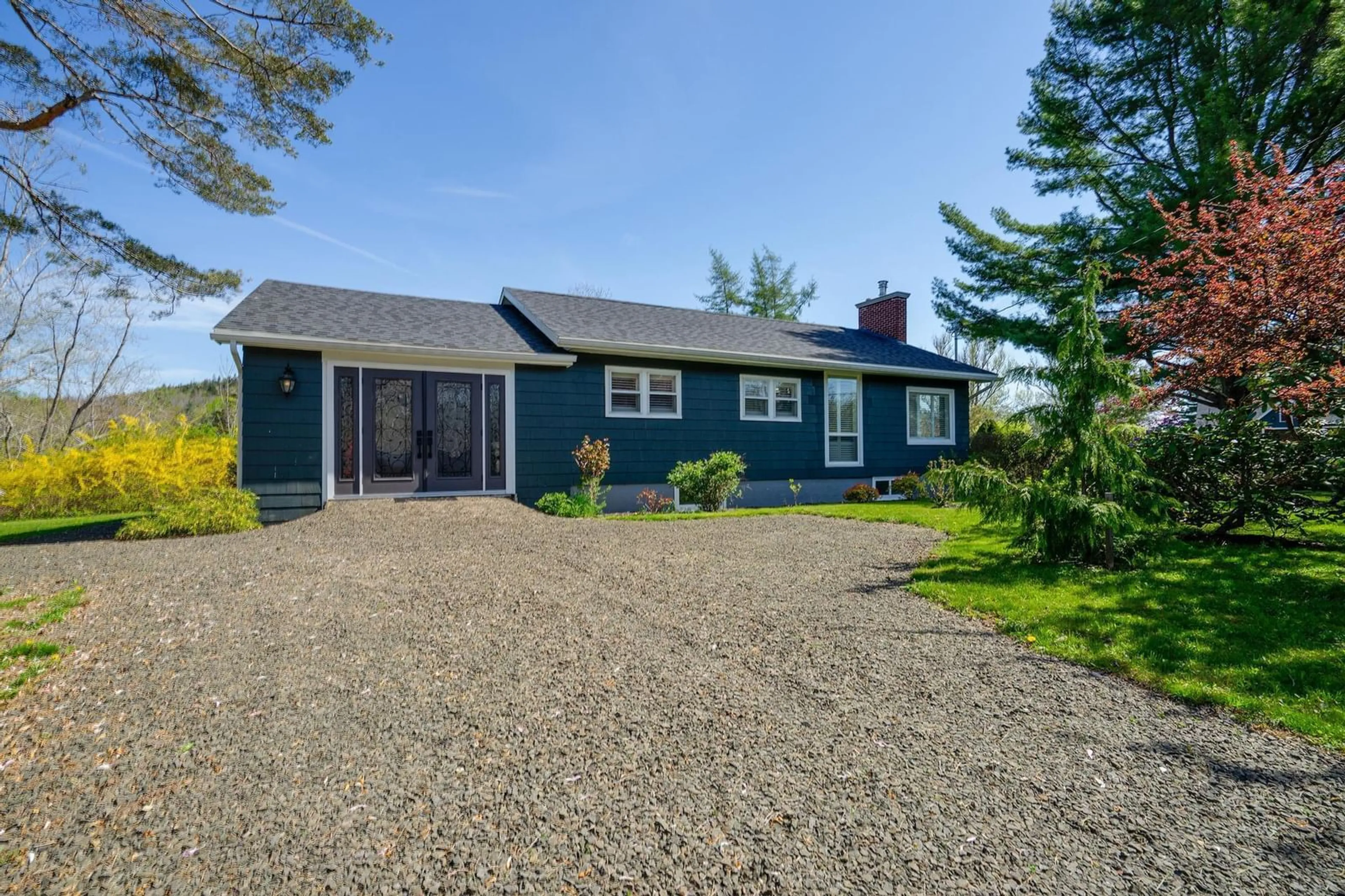 A pic from outside/outdoor area/front of a property/back of a property/a pic from drone, street for 2461 Granville Rd, Karsdale Nova Scotia B0S 1A0
