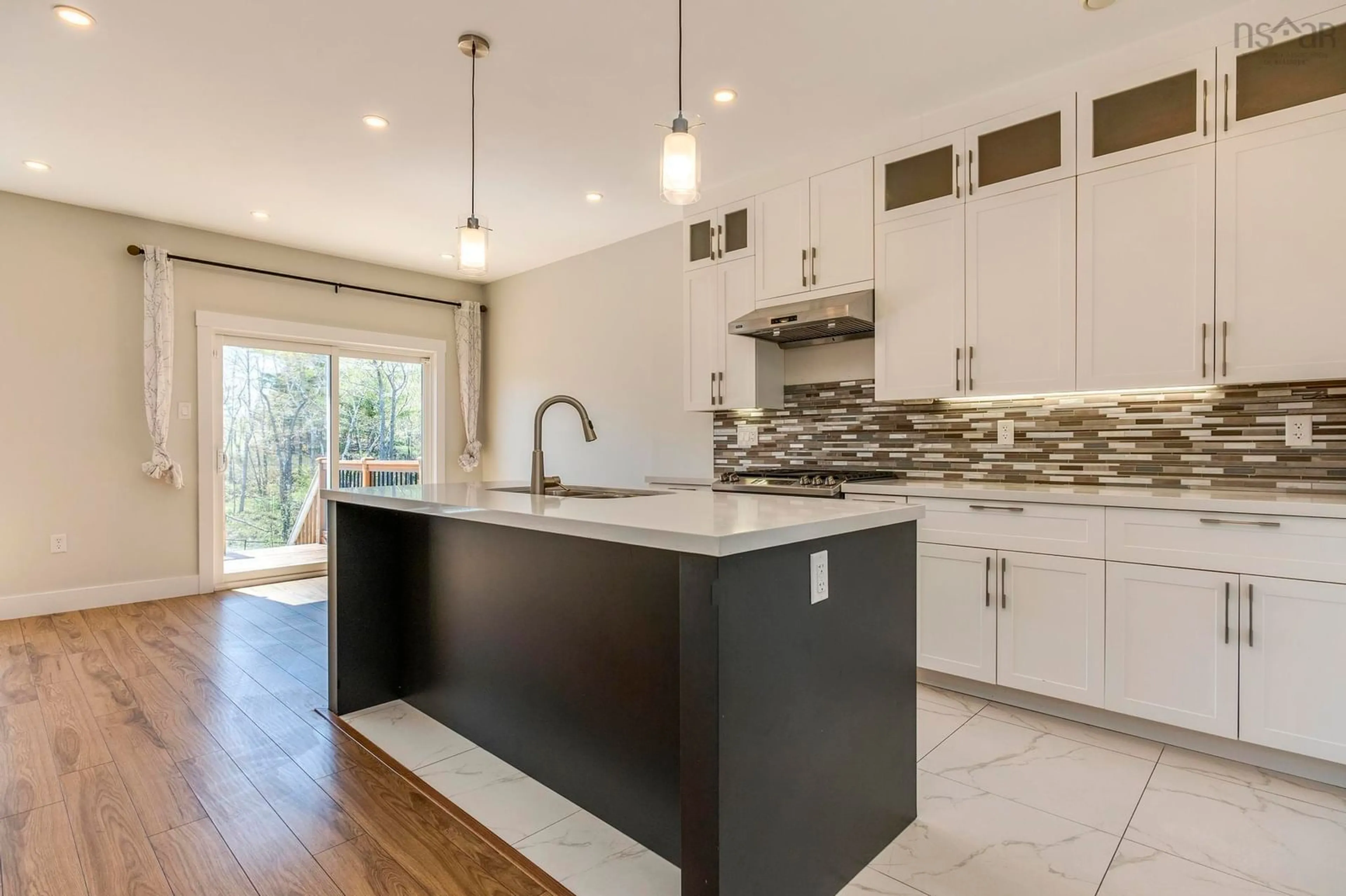 Open concept kitchen, ceramic/tile floor for 9 Alamir Crt, Halifax Nova Scotia B3M 0N3