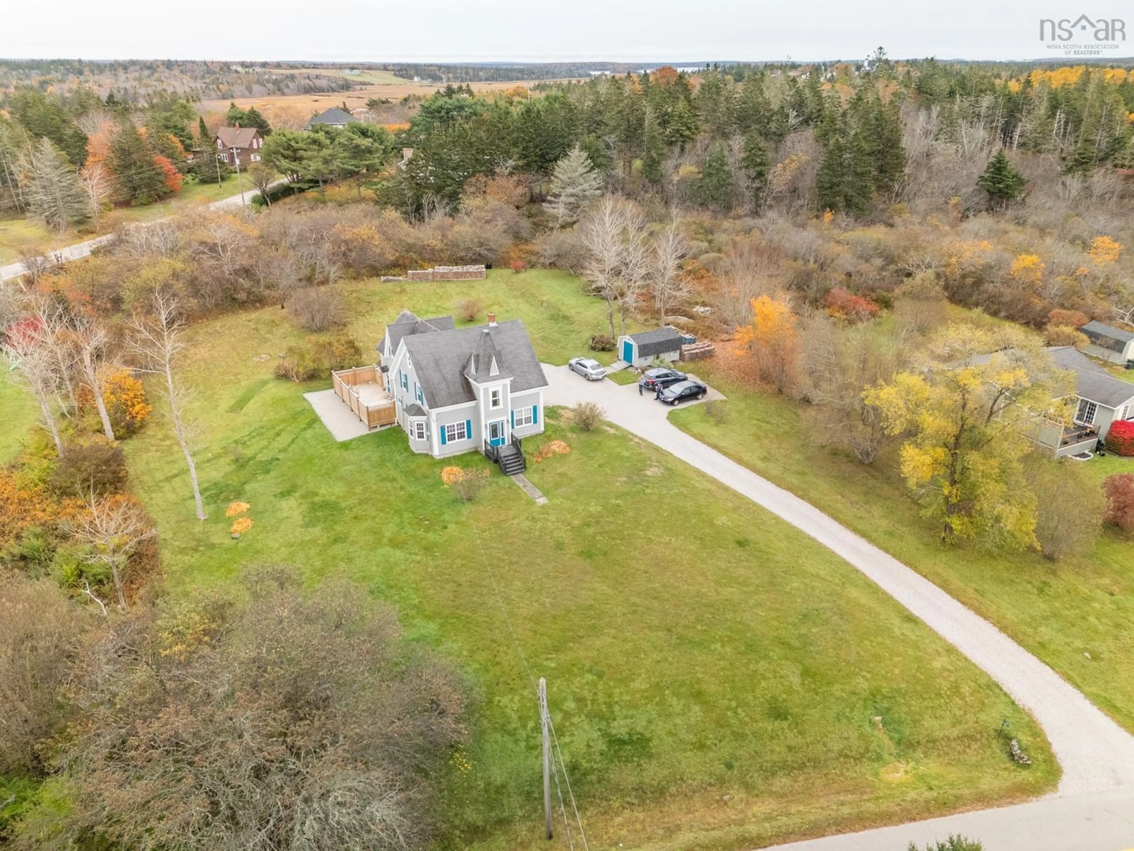 A pic from outside/outdoor area/front of a property/back of a property/a pic from drone, unknown for 35 Chemin Tour Des Buttes, Amiraults Hill Nova Scotia B0W 3M0
