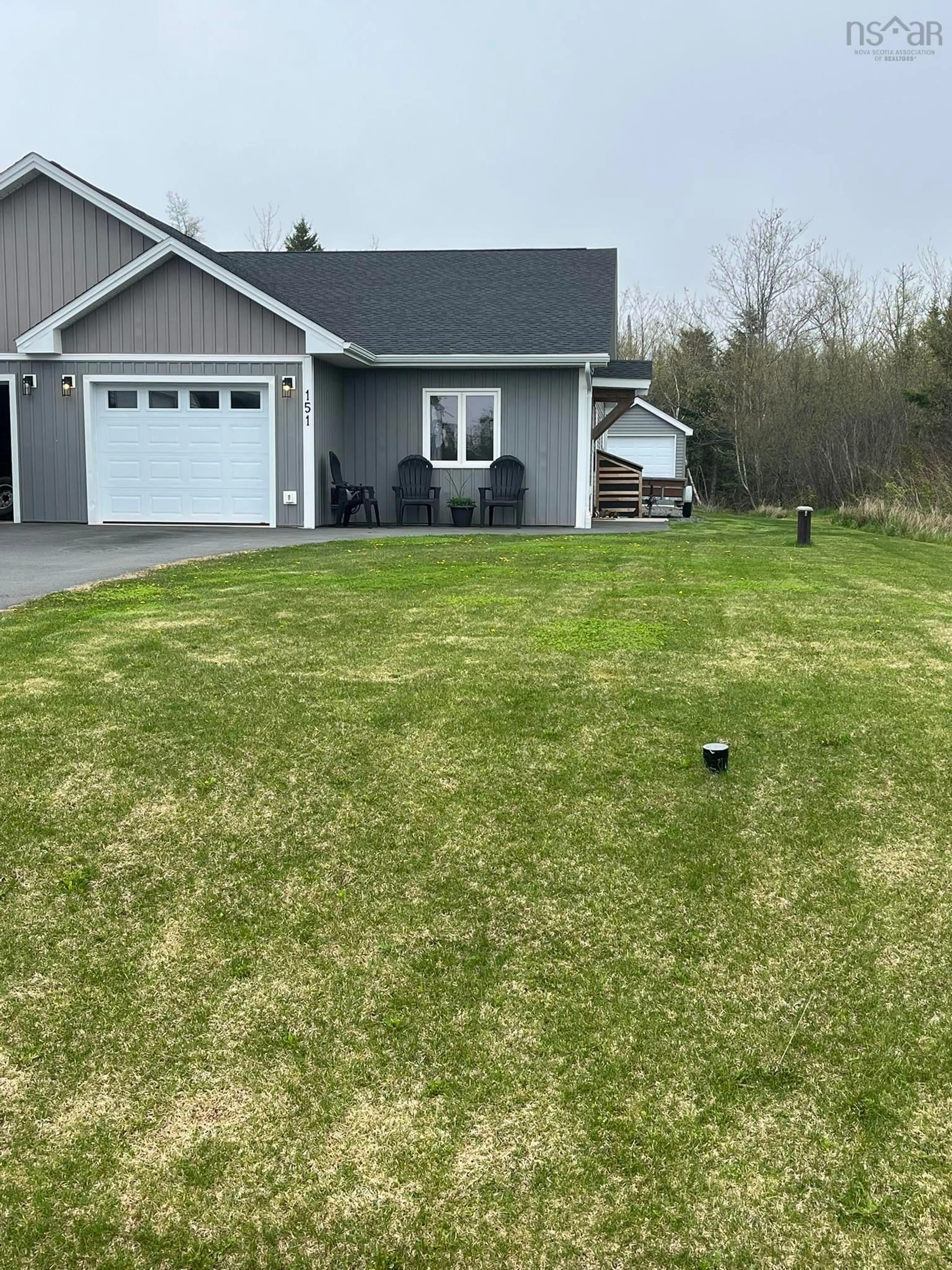 A pic from outside/outdoor area/front of a property/back of a property/a pic from drone, street for 151 Blainedale Dr, Salmon River Nova Scotia B2N 6M3