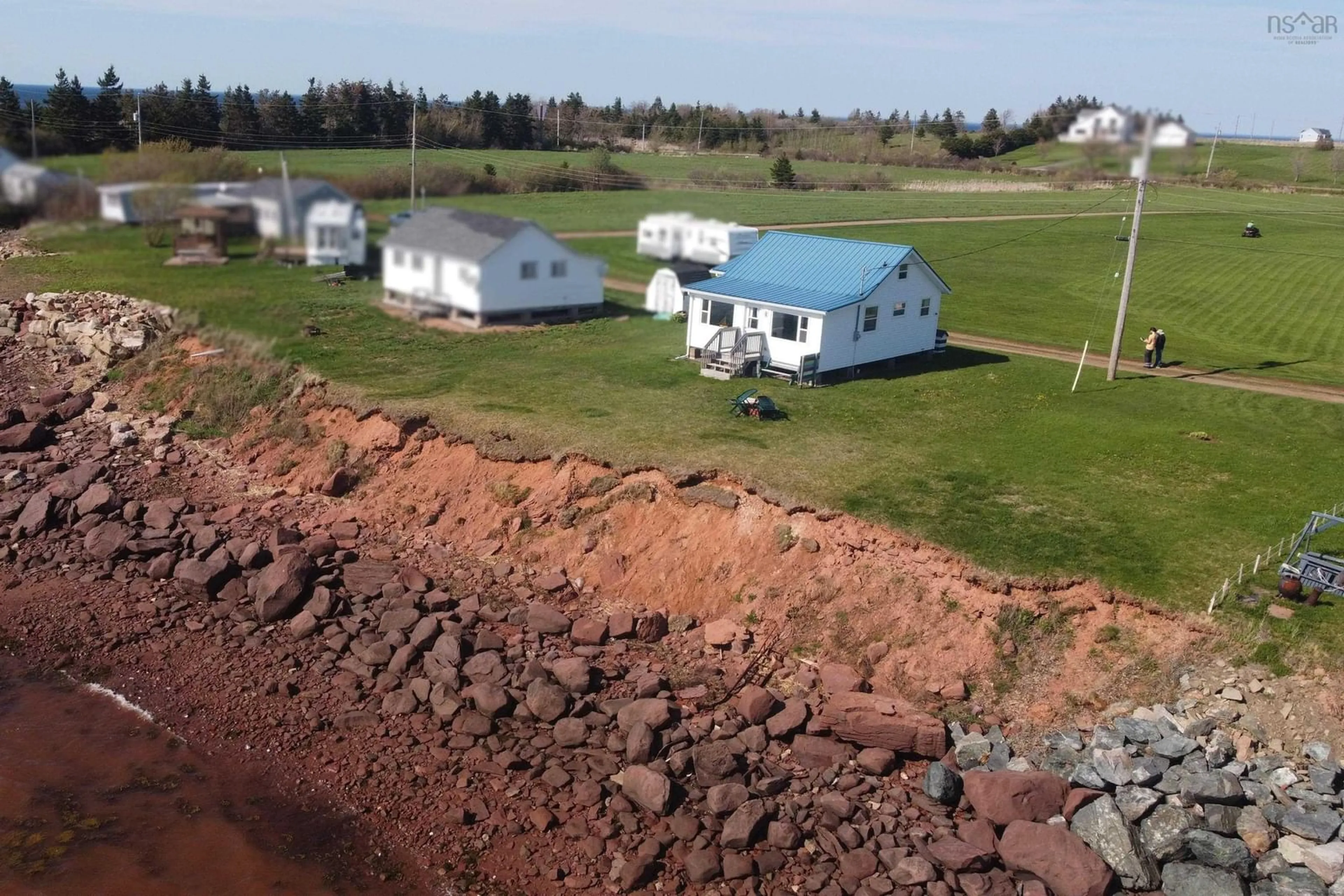 A pic from outside/outdoor area/front of a property/back of a property/a pic from drone, unknown for 115 Fishing Point Rd, Pugwash Nova Scotia B0K 1L0