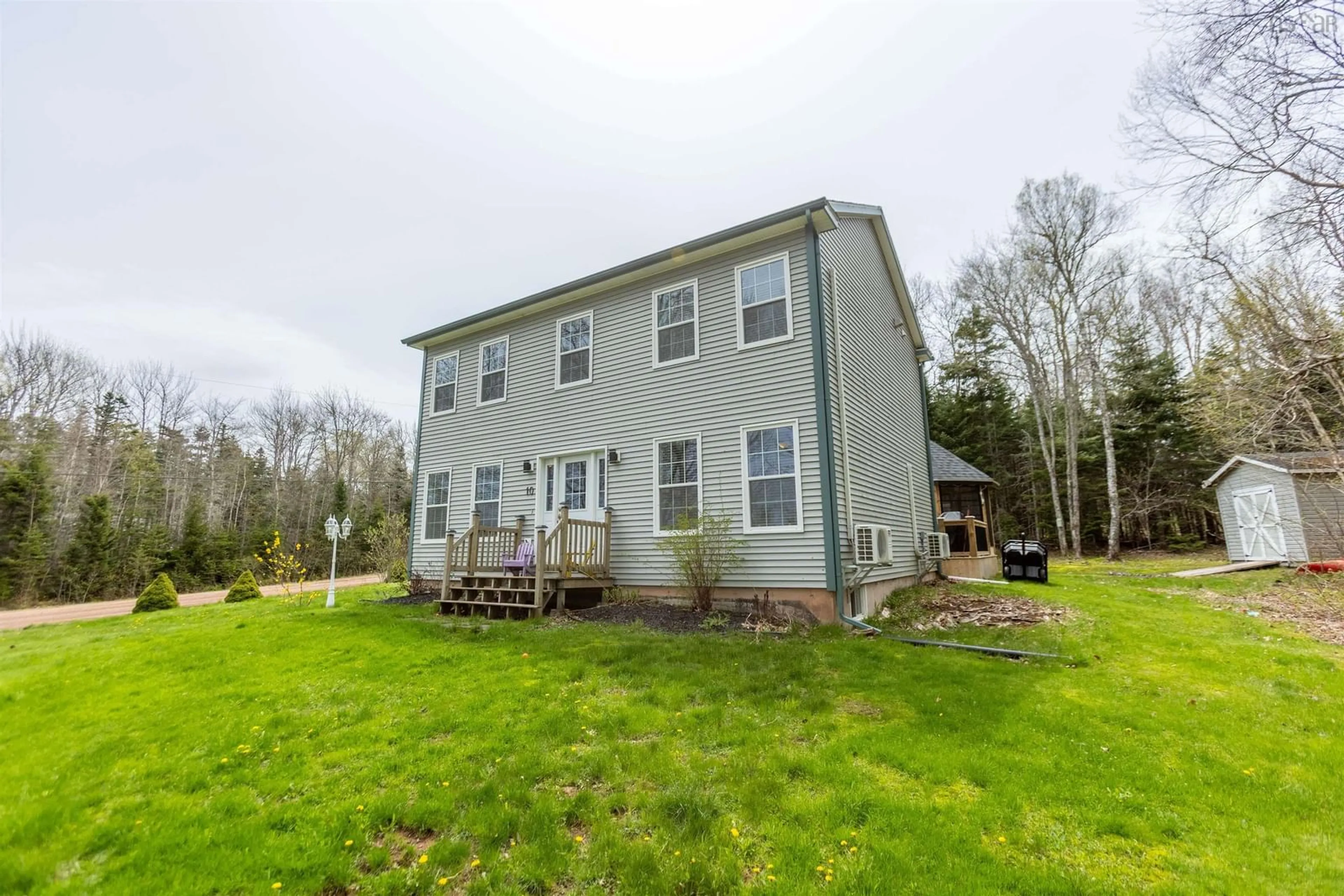A pic from outside/outdoor area/front of a property/back of a property/a pic from drone, building for 10 Carroll Cres, Brookdale Nova Scotia B4H 3Y1