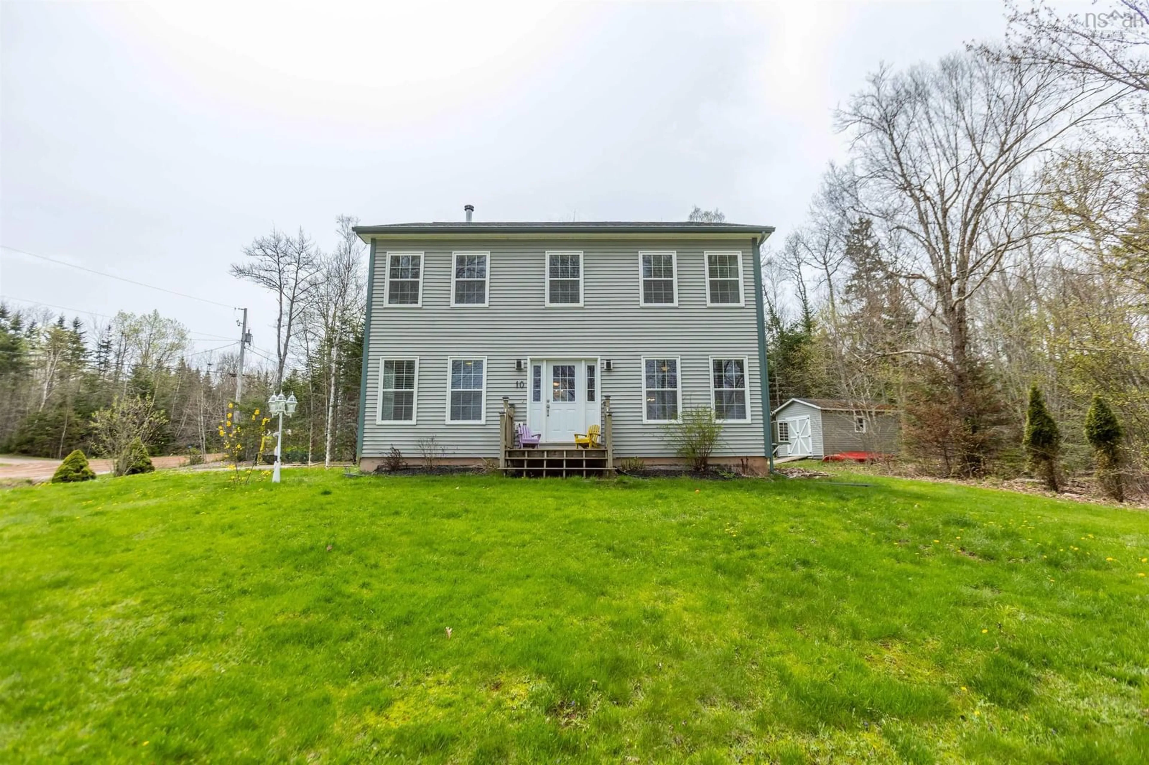 A pic from outside/outdoor area/front of a property/back of a property/a pic from drone, building for 10 Carroll Cres, Brookdale Nova Scotia B4H 3Y1