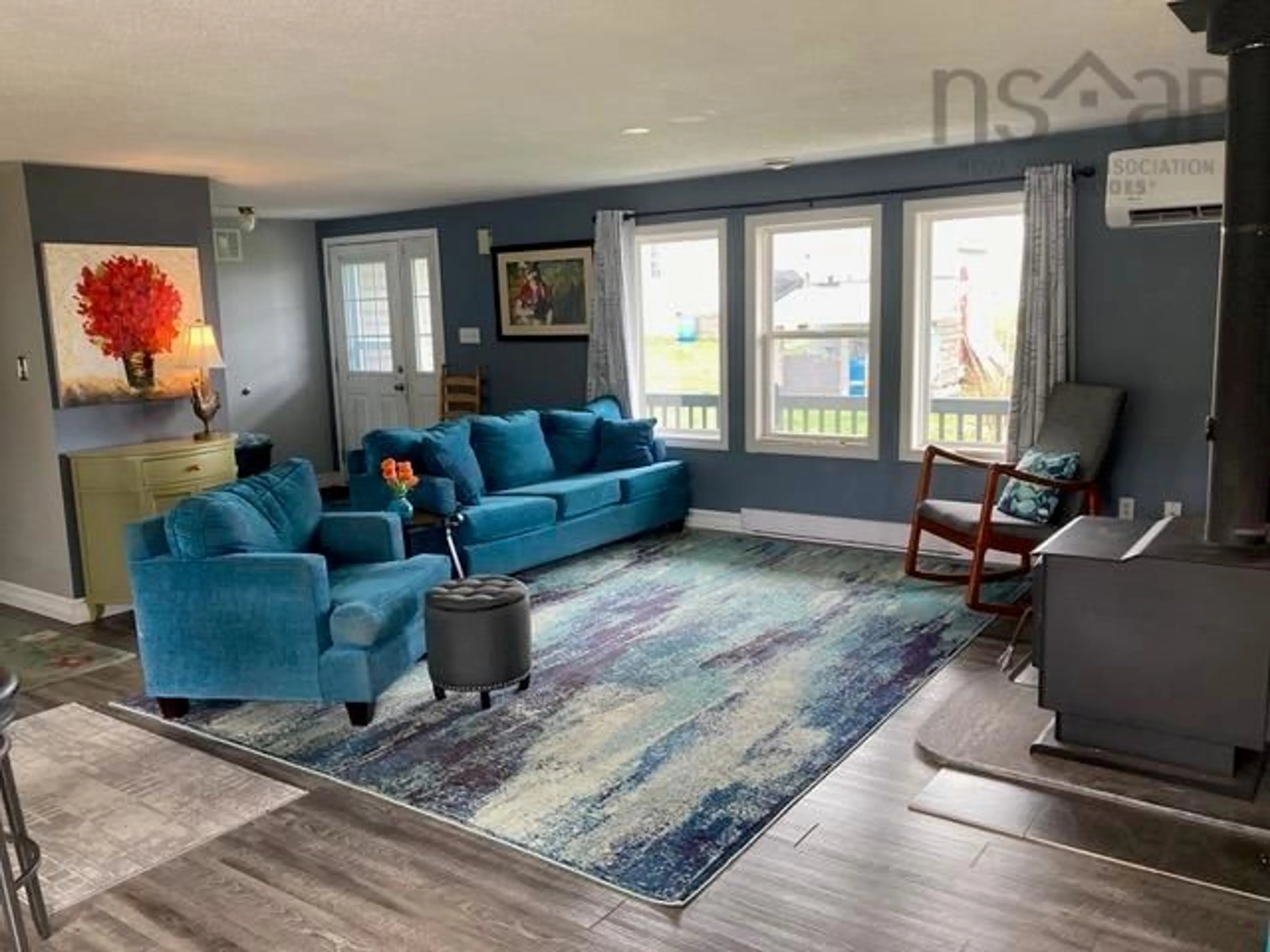 Living room with furniture, unknown for 81 Brighton Rd, Lockeport Nova Scotia B0T 1L0