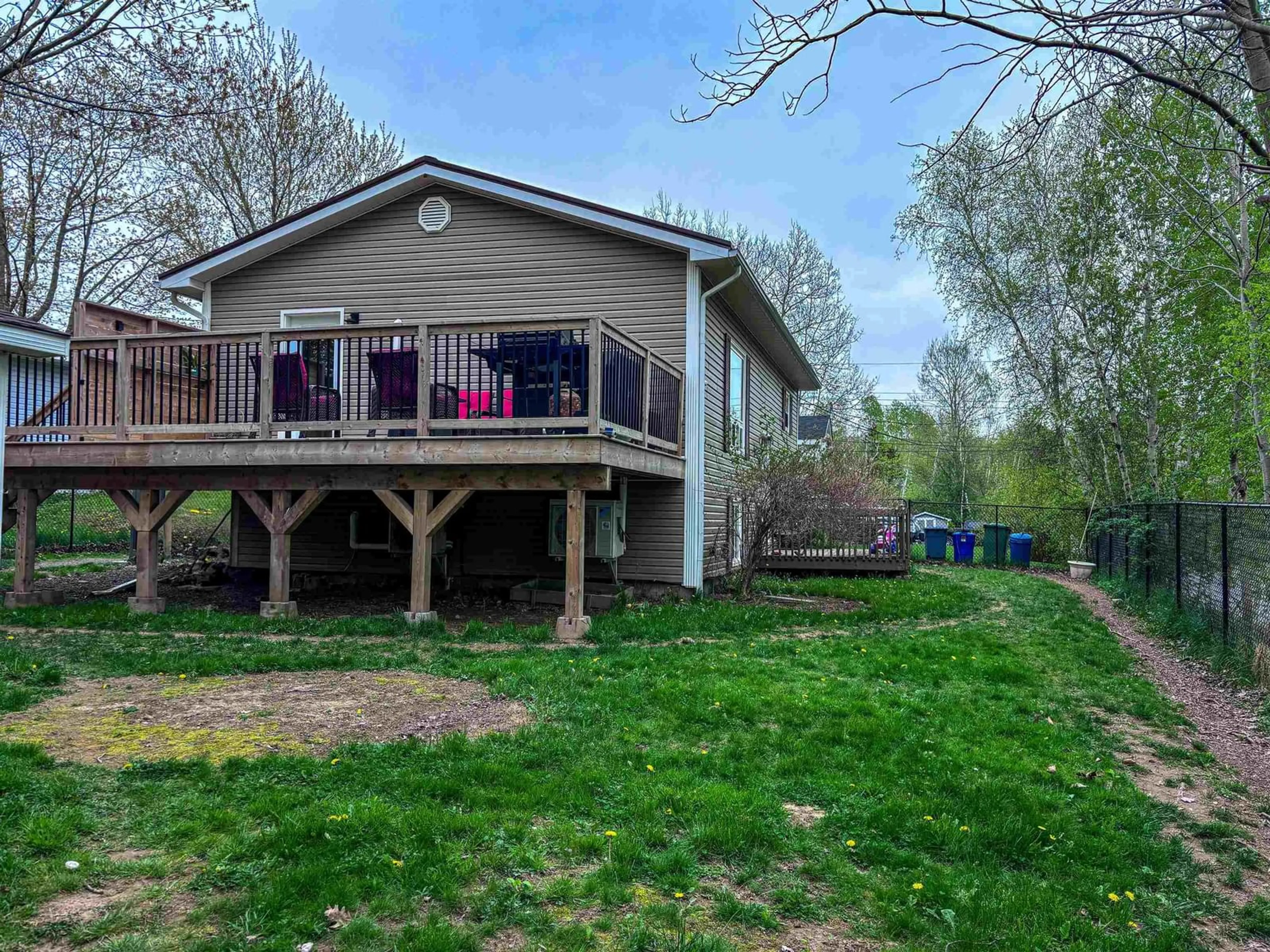 A pic from outside/outdoor area/front of a property/back of a property/a pic from drone, water/lake/river/ocean view for 69 Strickland Ave, Trenton Nova Scotia B0K 1X1