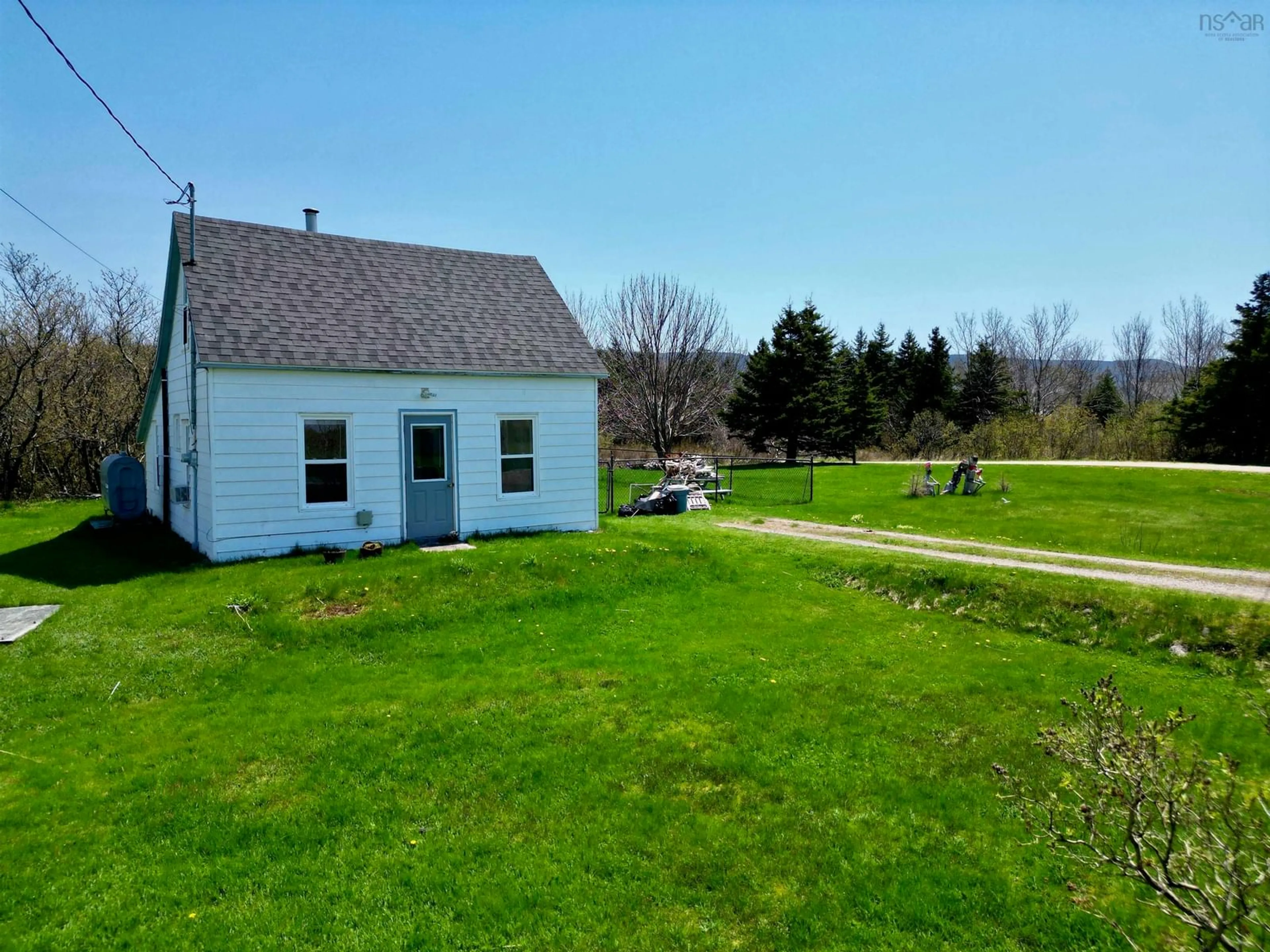 A pic from outside/outdoor area/front of a property/back of a property/a pic from drone, street for 224 Lapointe Rd, Petit Étang Nova Scotia B0E 1H0