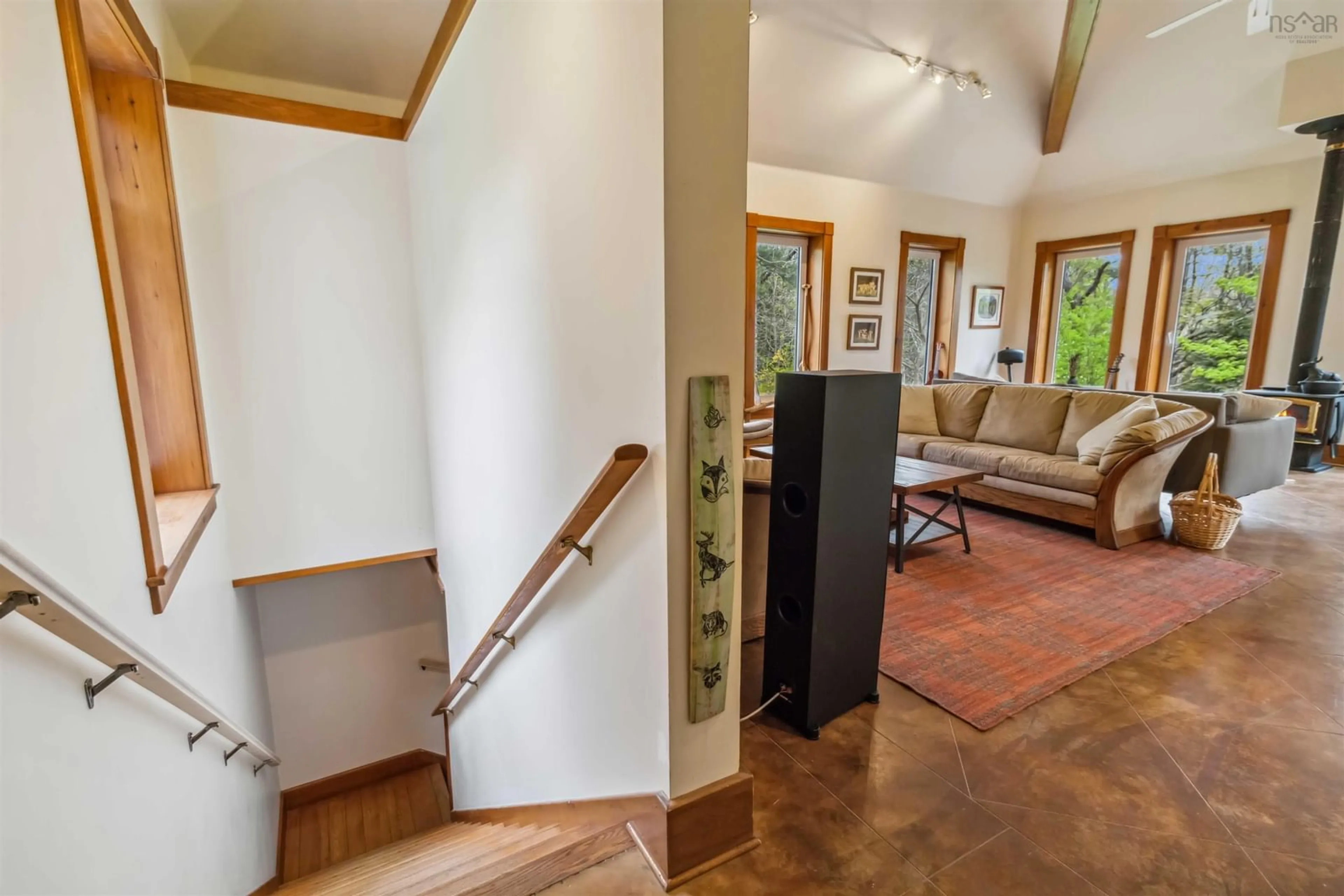 Indoor foyer for 836 Lahave St, Bridgewater Nova Scotia B4V 2X6