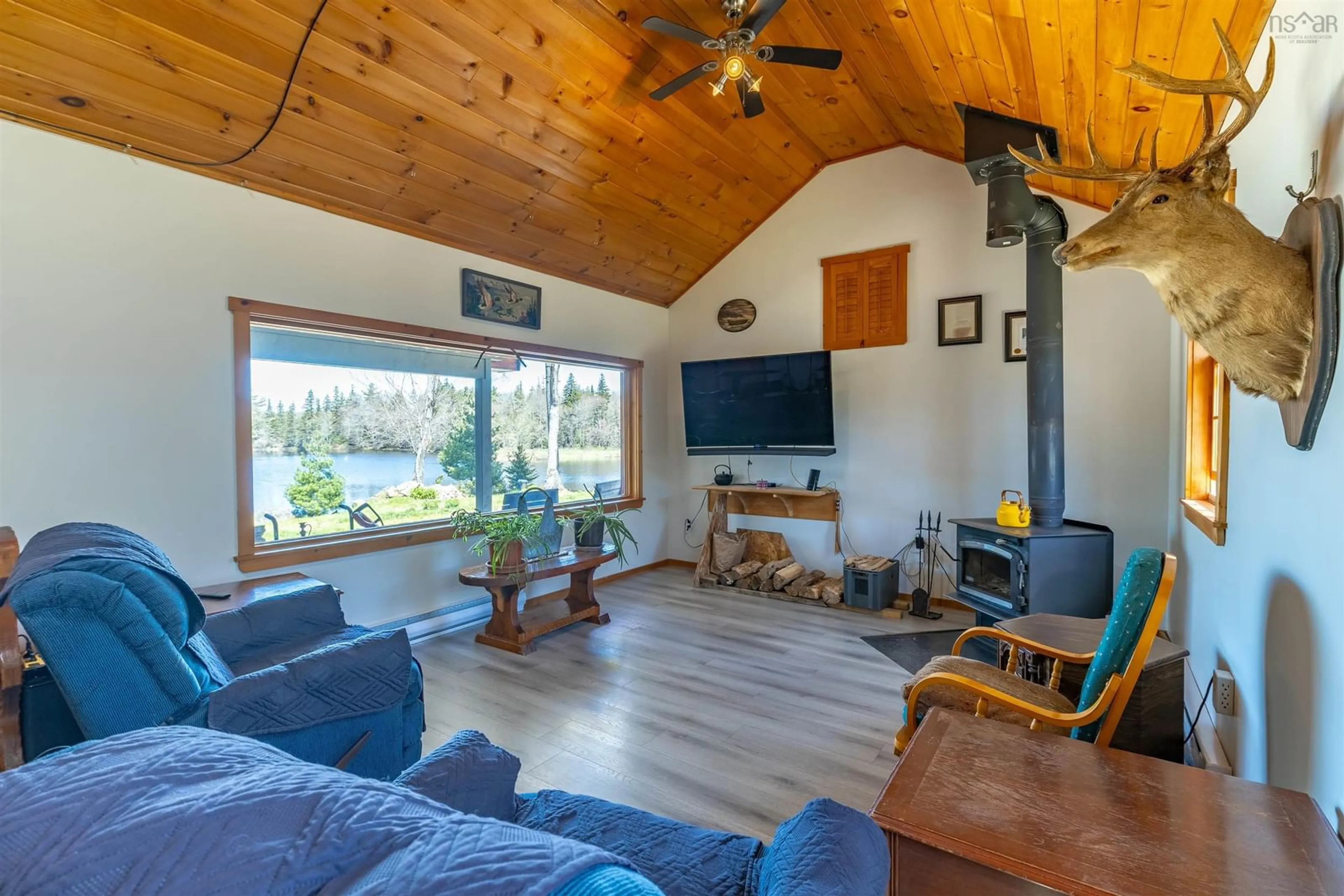 Living room with furniture, unknown for 1202 Boutilier Branch Rd, Kemptville Nova Scotia B5A 5P3