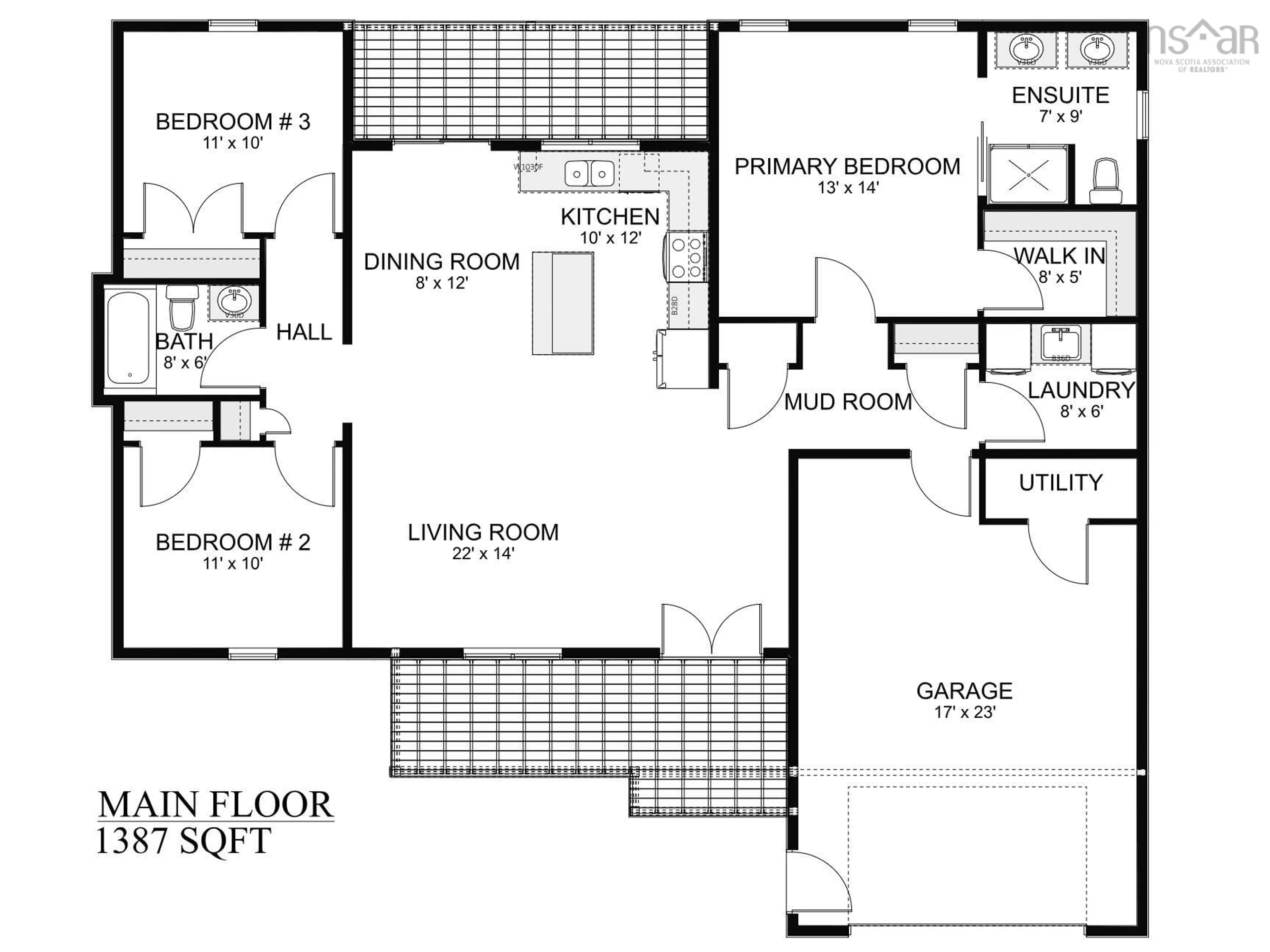 Floor plan for 13 Livia Meadows, Debert Nova Scotia B0M 1G0