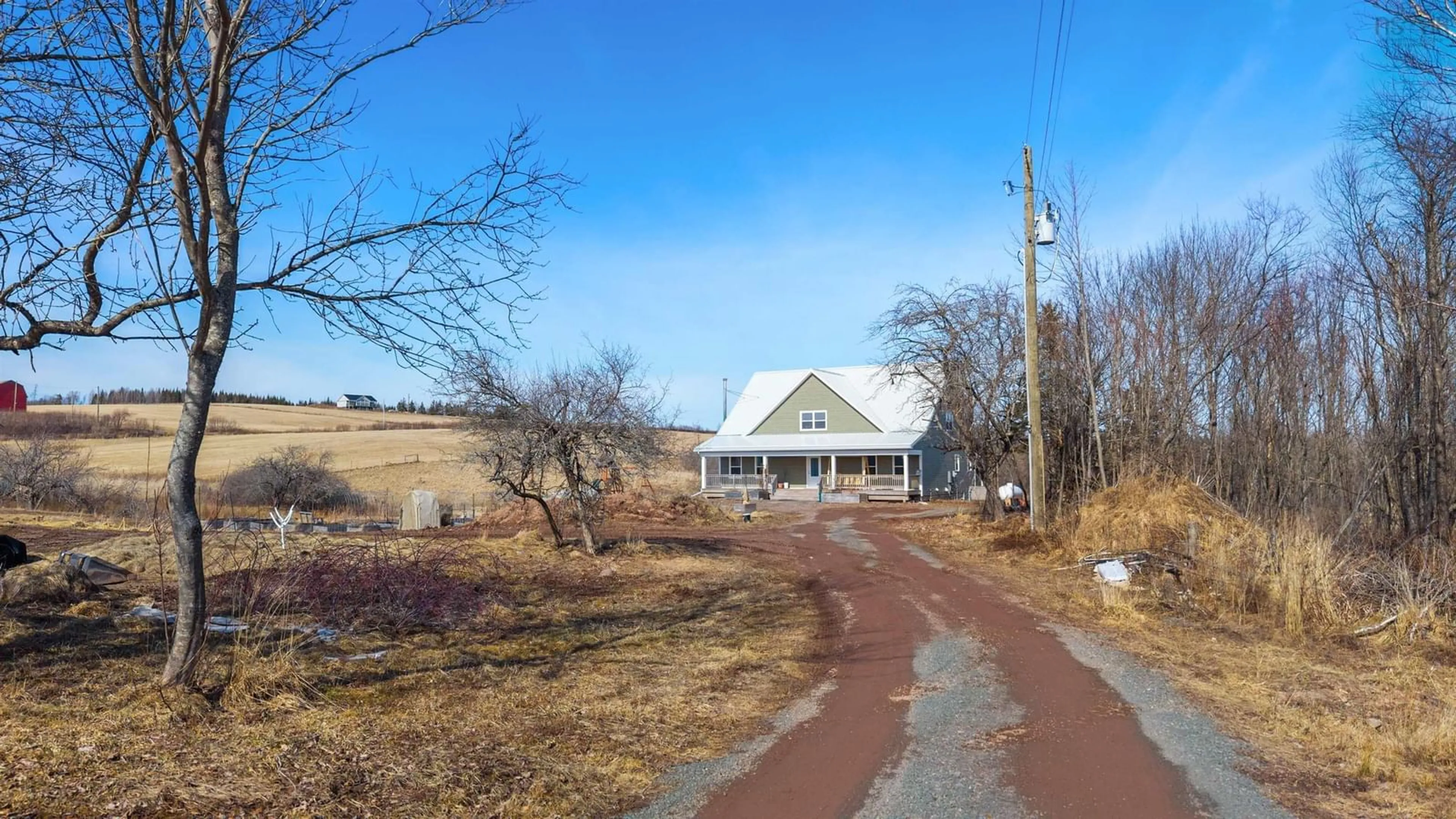 A pic from outside/outdoor area/front of a property/back of a property/a pic from drone, street for 549 Farm Rd, Heatherton Nova Scotia B0H 1R0