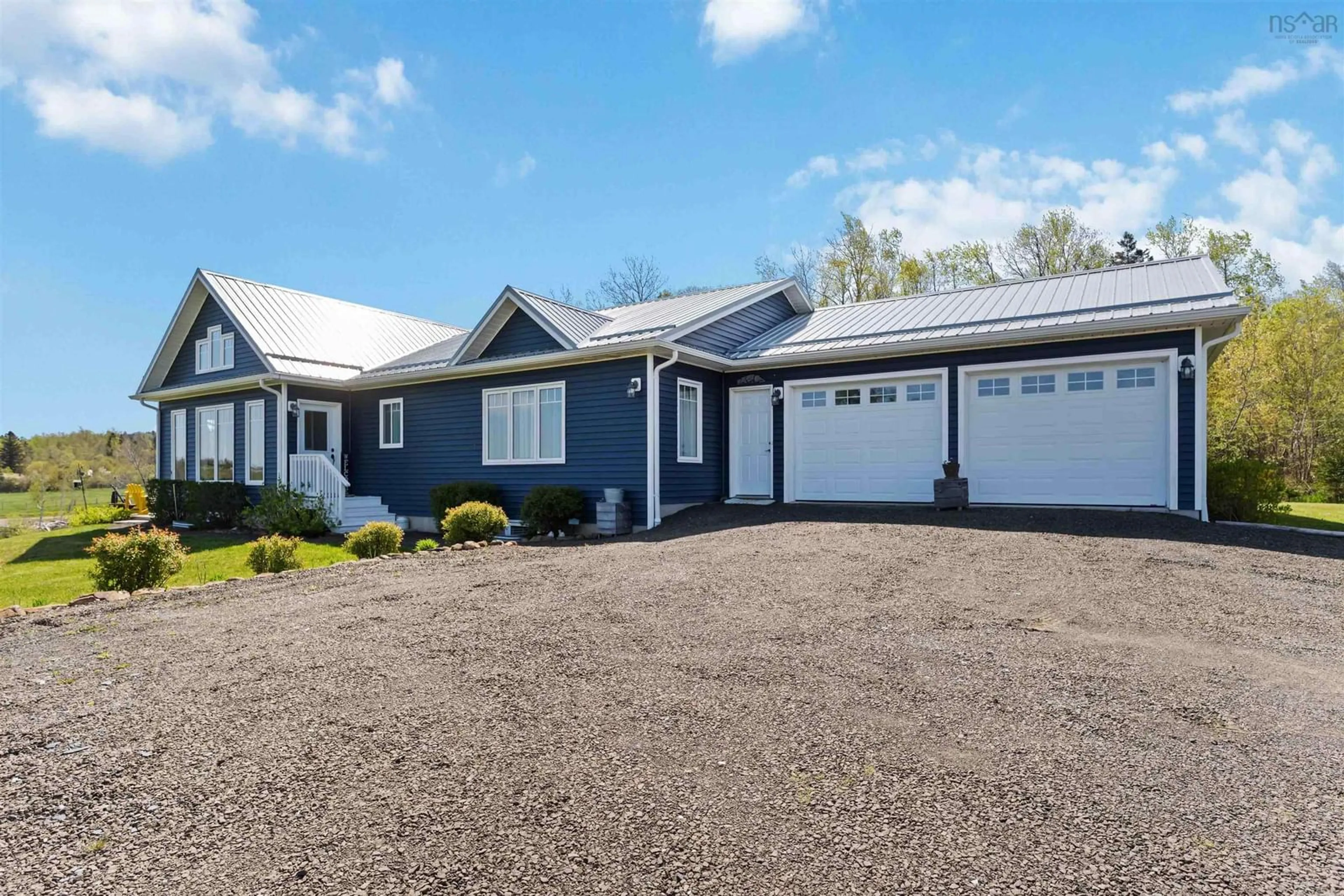 Home with vinyl exterior material, street for 536 Wallasey Dr, Upper Clements Nova Scotia B0S 1A0